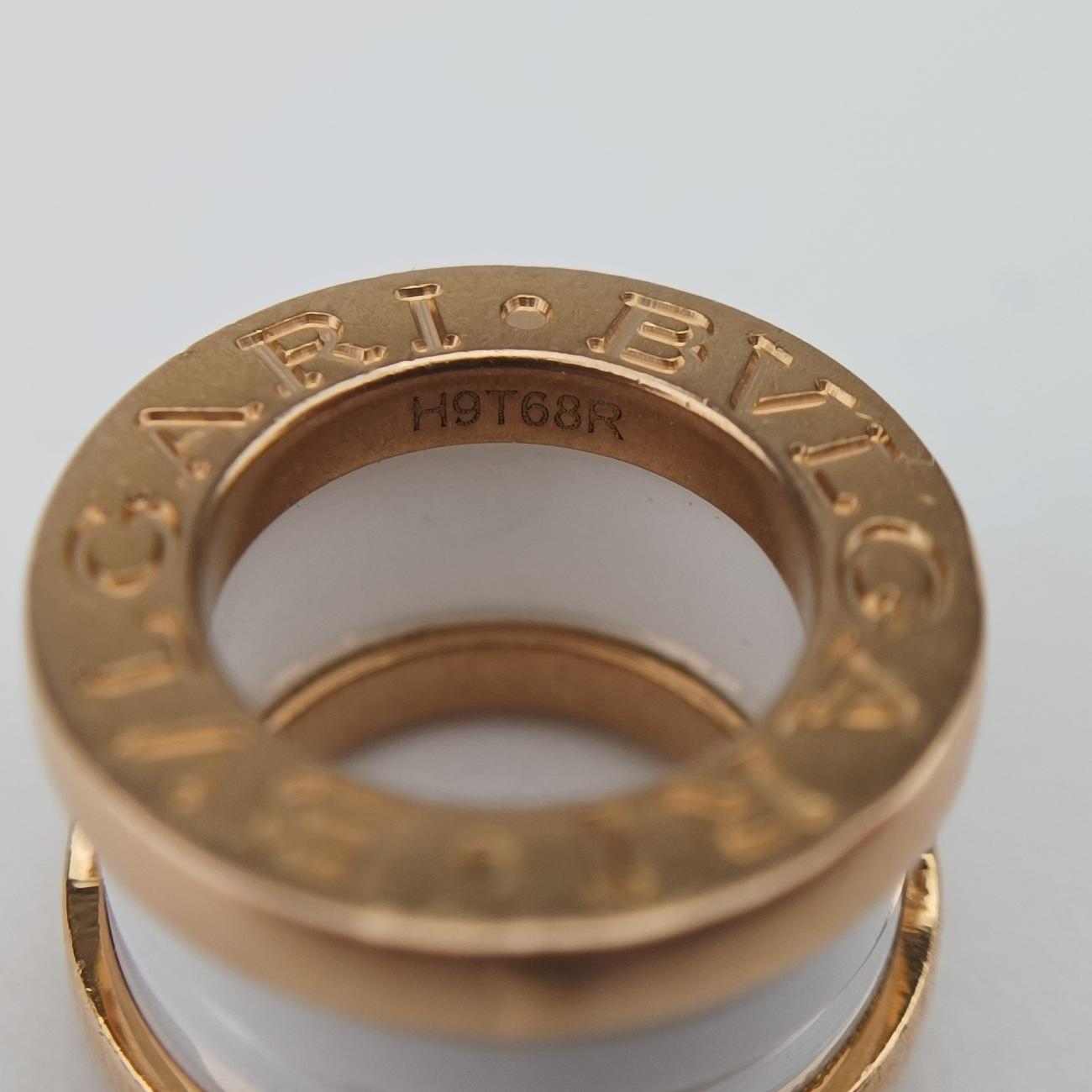 B-zero.1 White×golden AU750 346082 H9T68Rビーゼロワン ホワイト×ゴールド AU750 346082 H9T68R