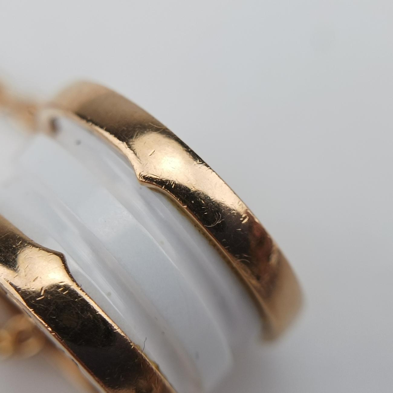 B-zero.1 White×golden AU750 346082 H9T68Rビーゼロワン ホワイト×ゴールド AU750 346082 H9T68R