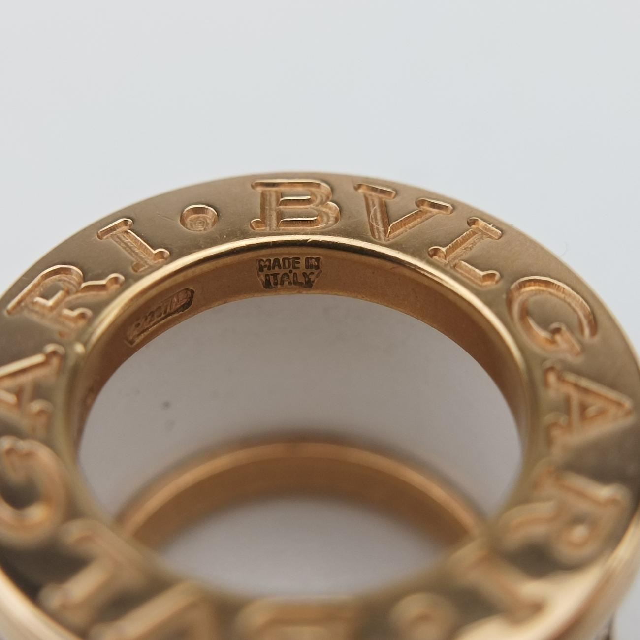 B-zero.1 White×golden AU750 346082 C82244ビーゼロワン ホワイト×ゴールド AU750 346082 C82244