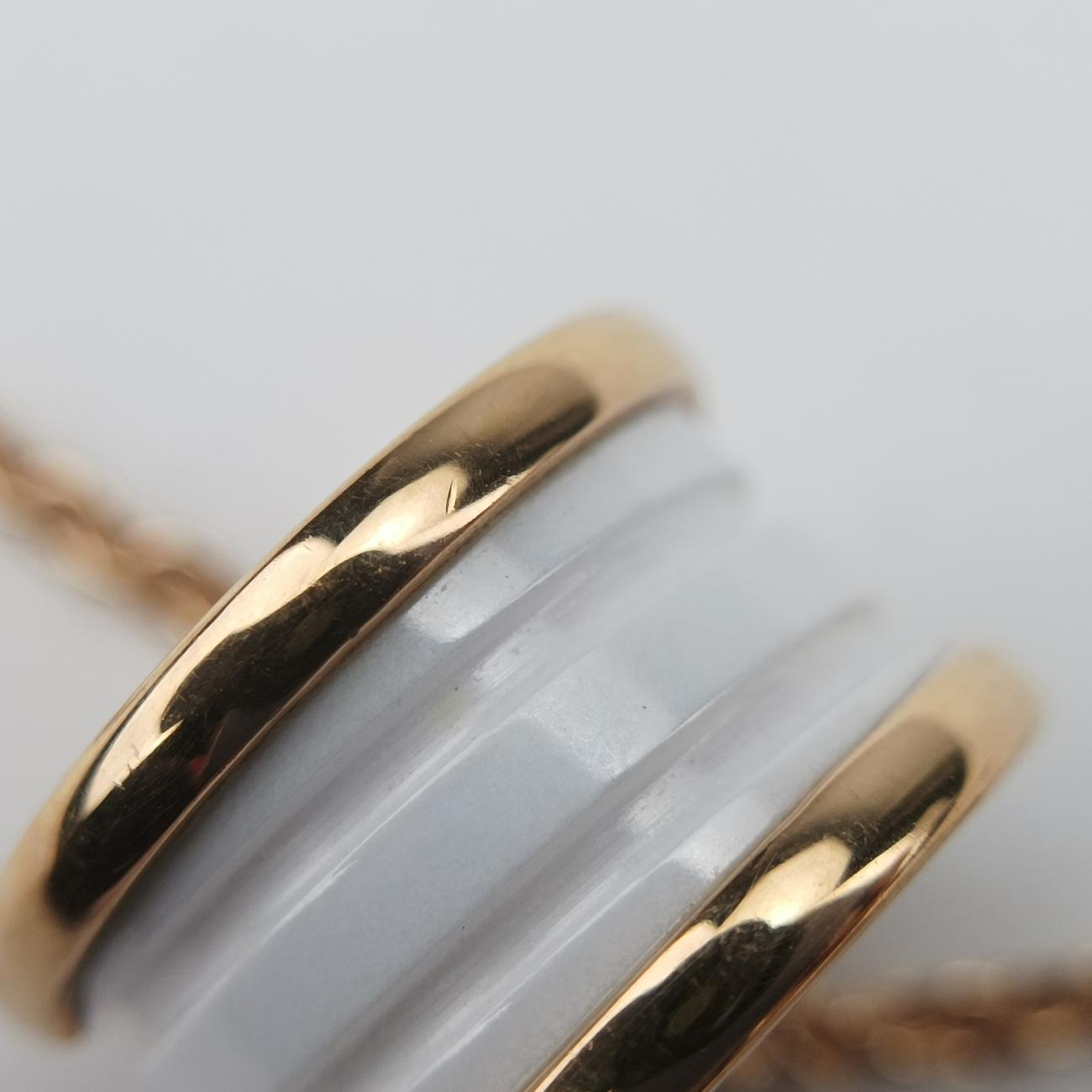 B-zero.1 White×golden AU750 346082 C82244ビーゼロワン ホワイト×ゴールド AU750 346082 C82244