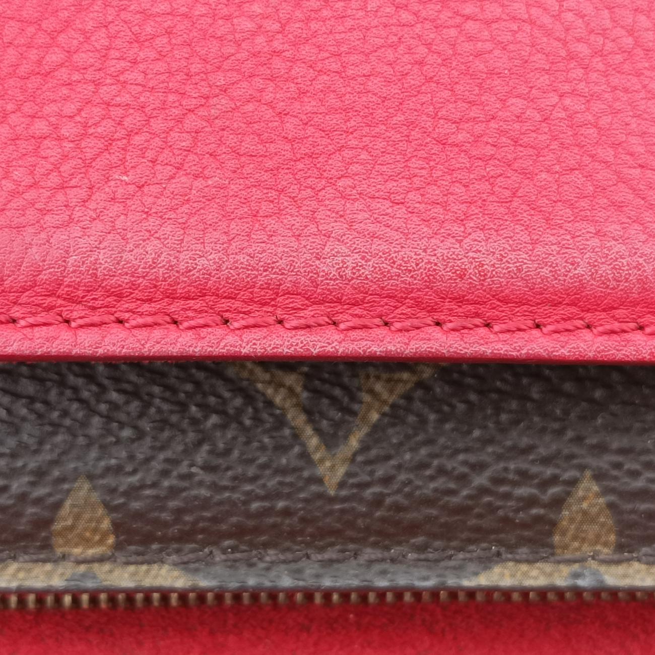 VICTOIRE Brown×CERISE Monogram Canvas×calf leather M41731 CA4186ヴィクトワール モノグラム/ブラウン系×スリーズ モノグラムキャンバス×カーフレザー M41731 CA4186