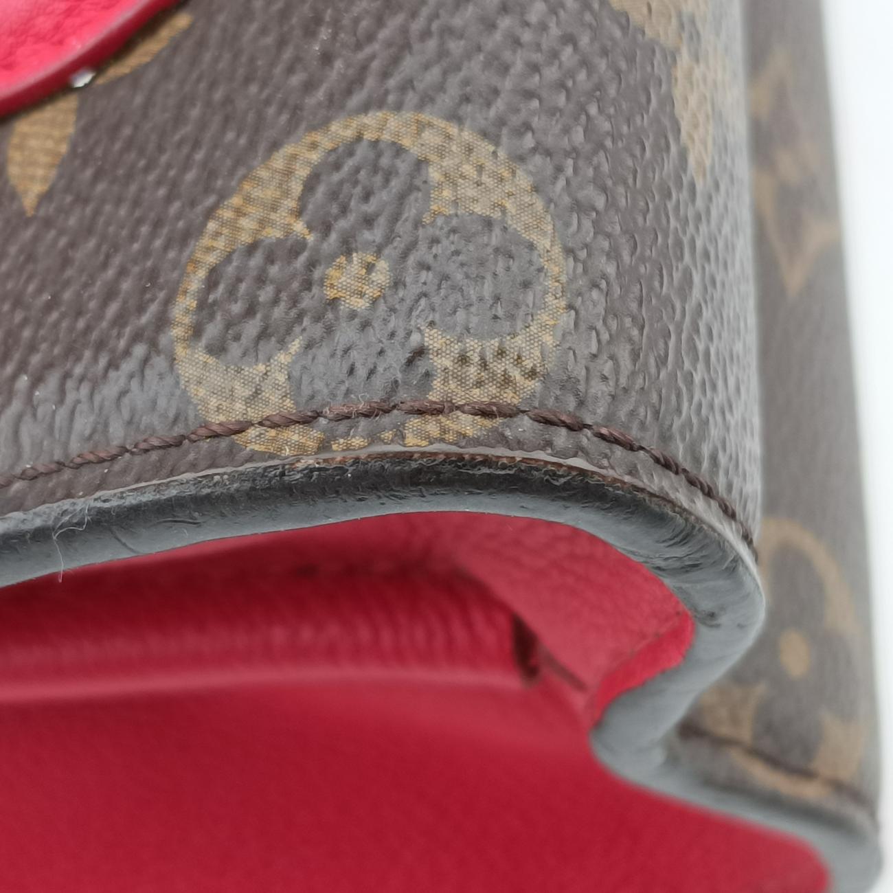 VICTOIRE Brown×CERISE Monogram Canvas×calf leather M41731 CA4186ヴィクトワール モノグラム/ブラウン系×スリーズ モノグラムキャンバス×カーフレザー M41731 CA4186