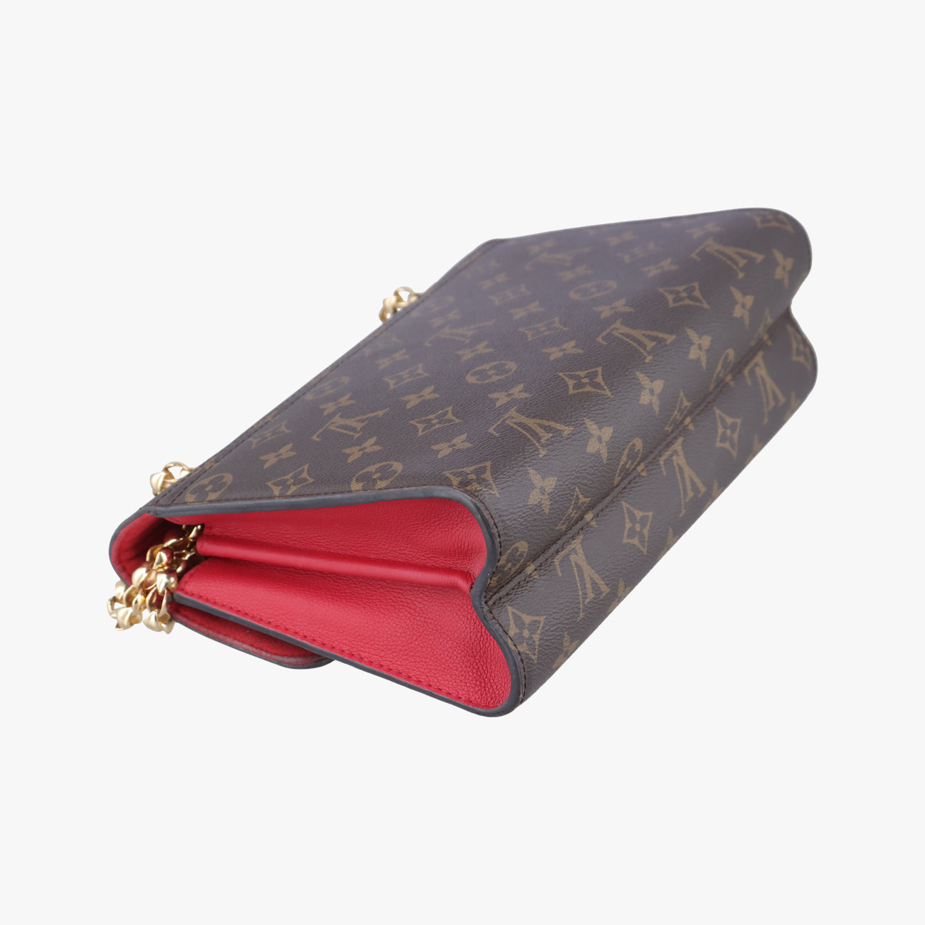 VICTOIRE Brown×CERISE Monogram Canvas×calf leather M41731 CA4186ヴィクトワール モノグラム/ブラウン系×スリーズ モノグラムキャンバス×カーフレザー M41731 CA4186