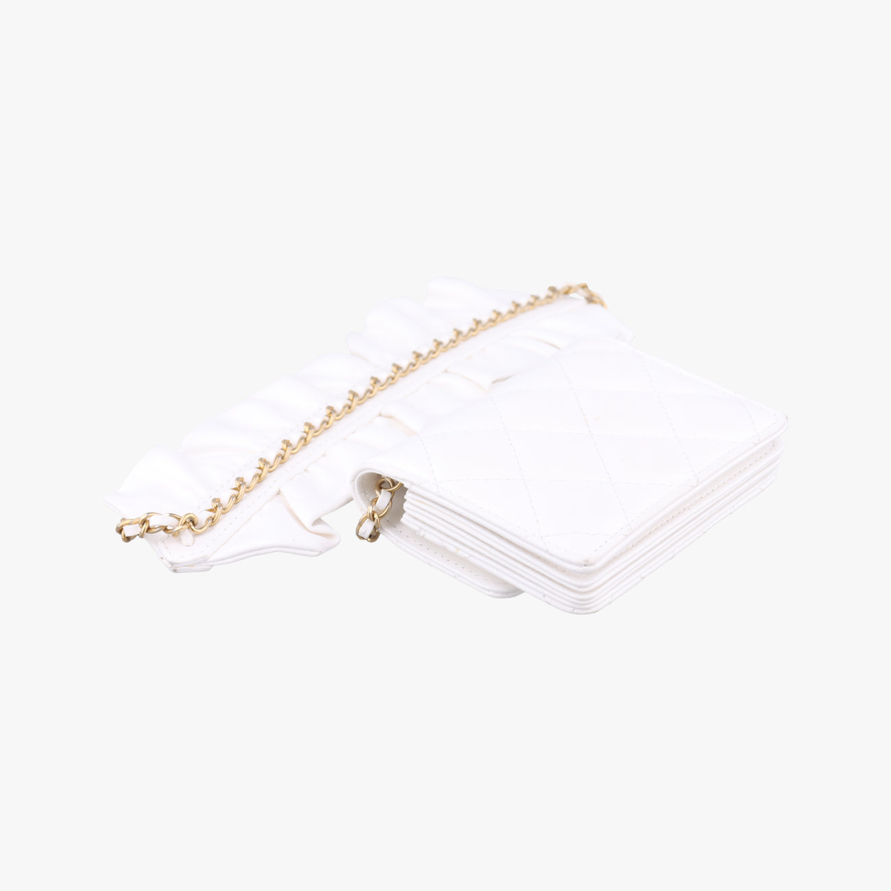 Matelasse coco mark White lambskin AP1895 30638768マトラッセ ココマーク ホワイト ラムスキン AP1895 30638768