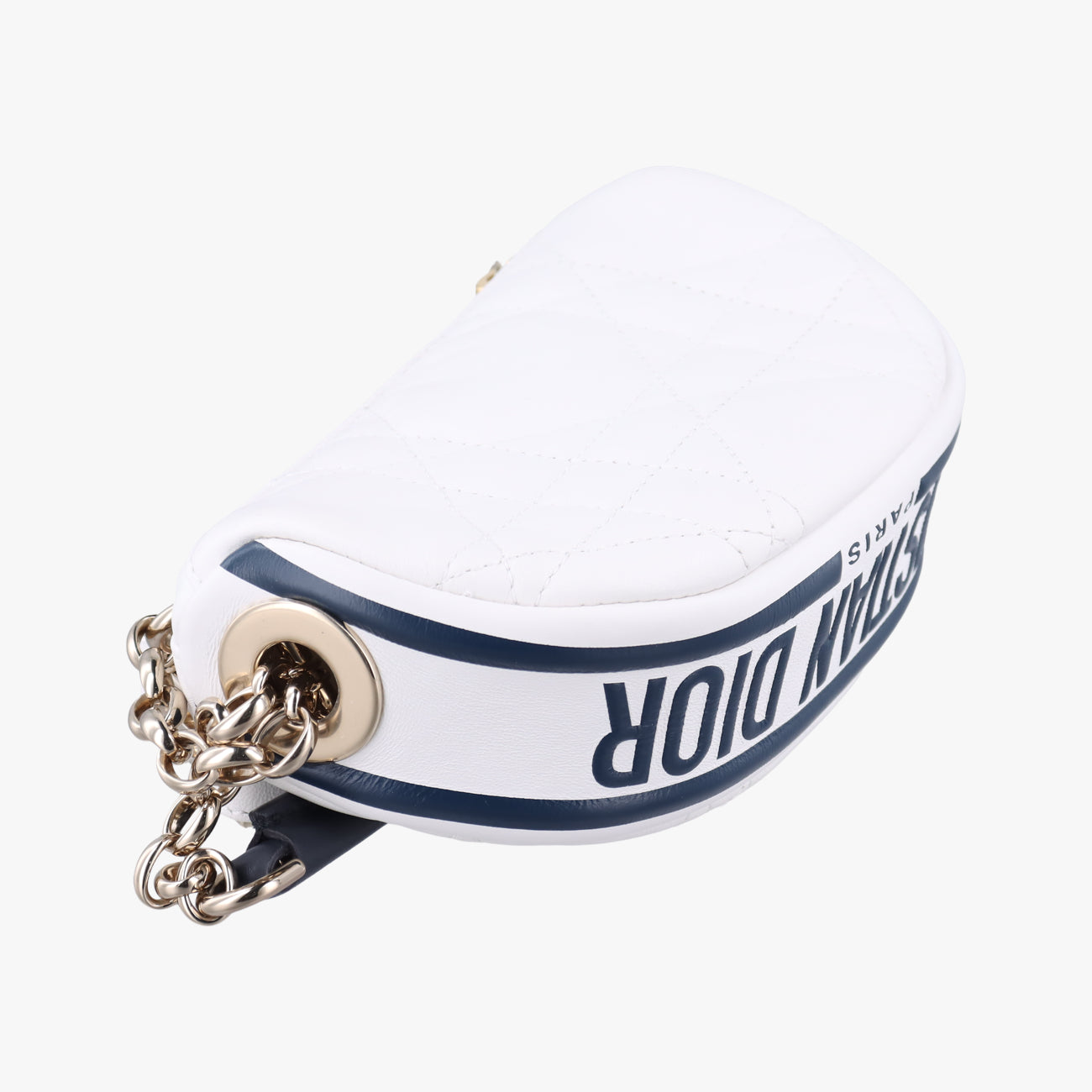 Cannage Vibe Hobo micro White lambskin  19-MA-0232カナージュ ヴァイブ ホーボー マイクロ ホワイト ラムスキン  19-MA-0232