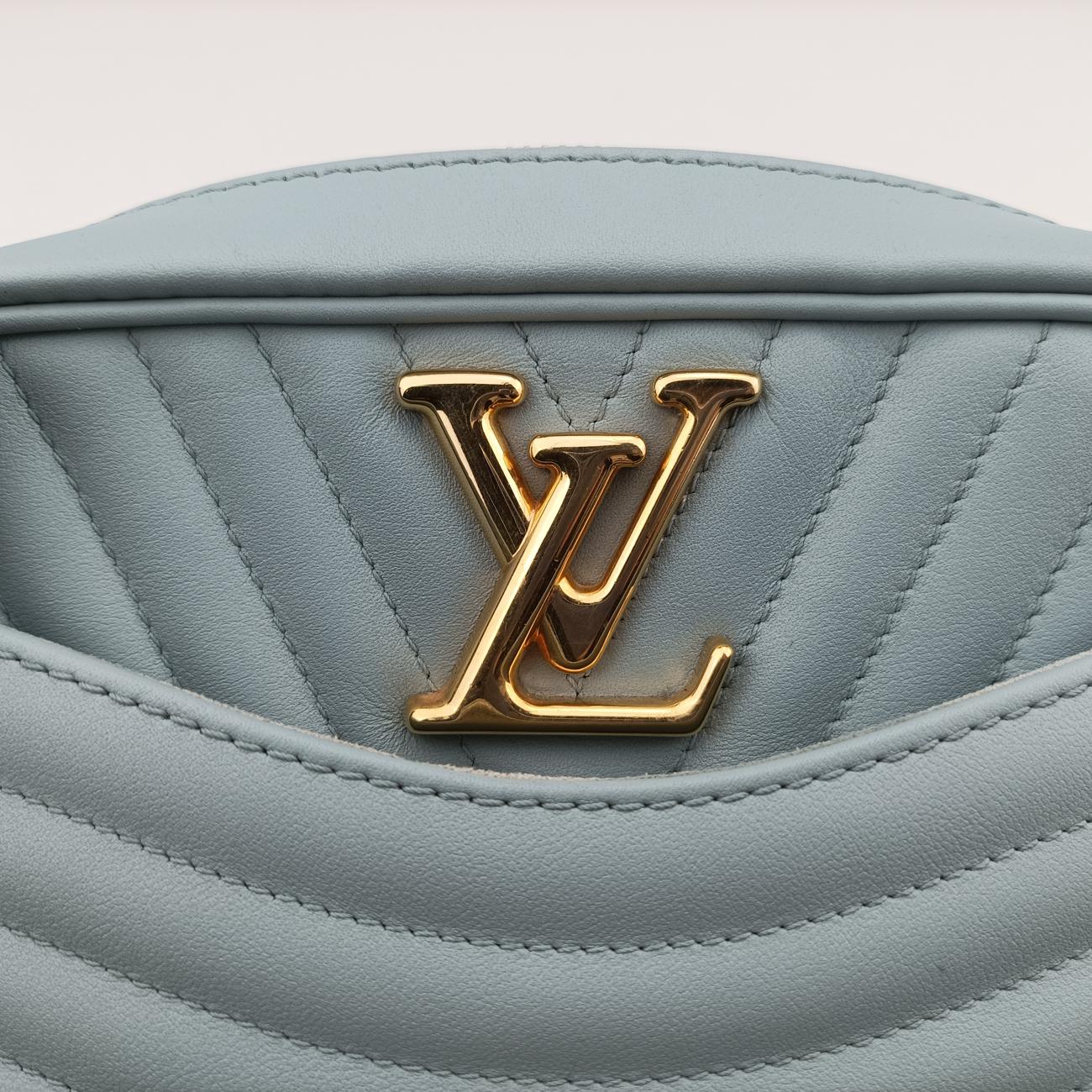 New Wave Camera Blue Polsnail Leather M55329 TR4109ニューウェーブカメラ ブルーポルスネール レザー M55329 TR4109