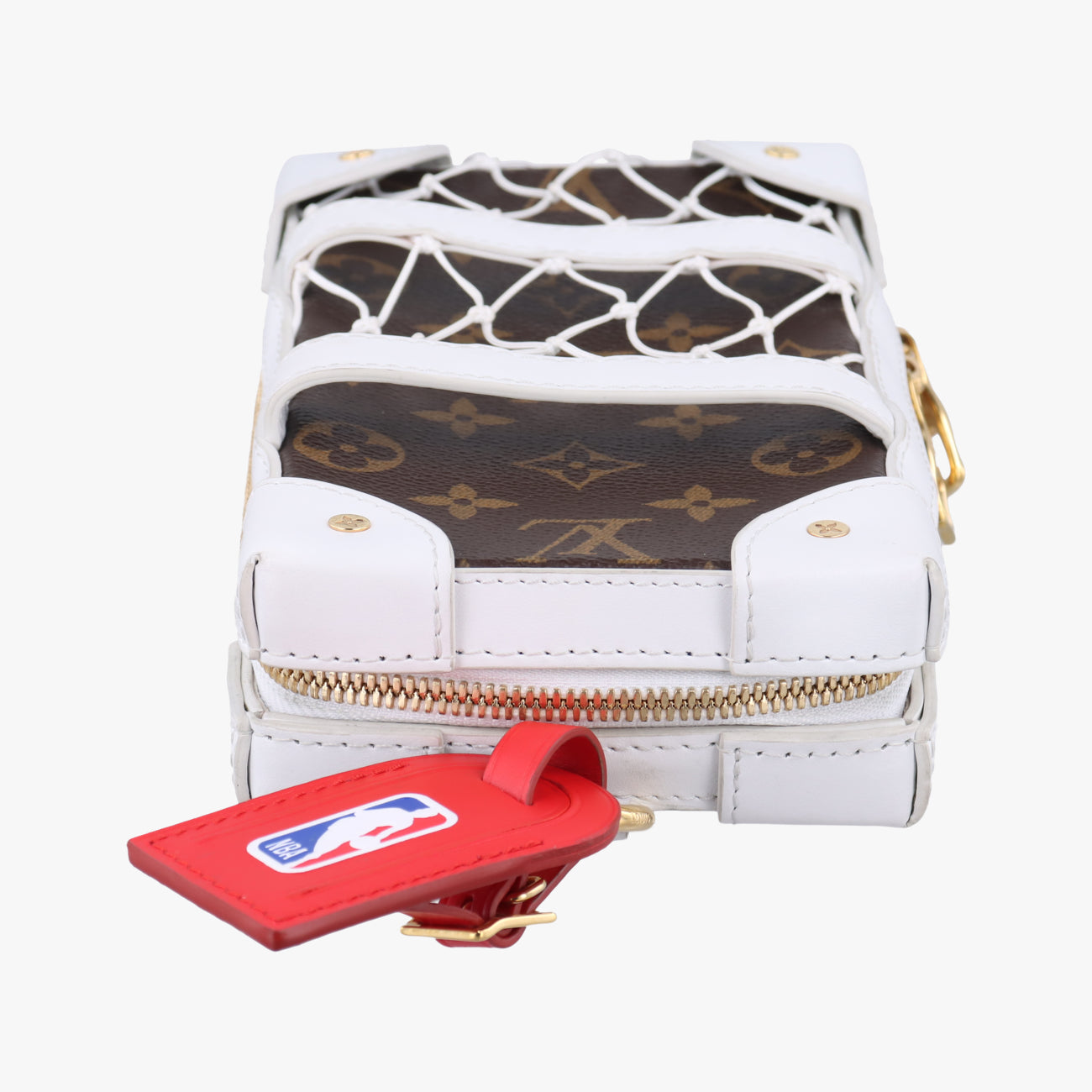 Soft Trunk Phone Box brown×white Monogram Canvas×calf leather M80102 TJ4220ソフトトランク フォーンボックス モノグラム/ブラウン系×ホワイト モノグラムキャンバス×カーフレザー M80102 TJ4220