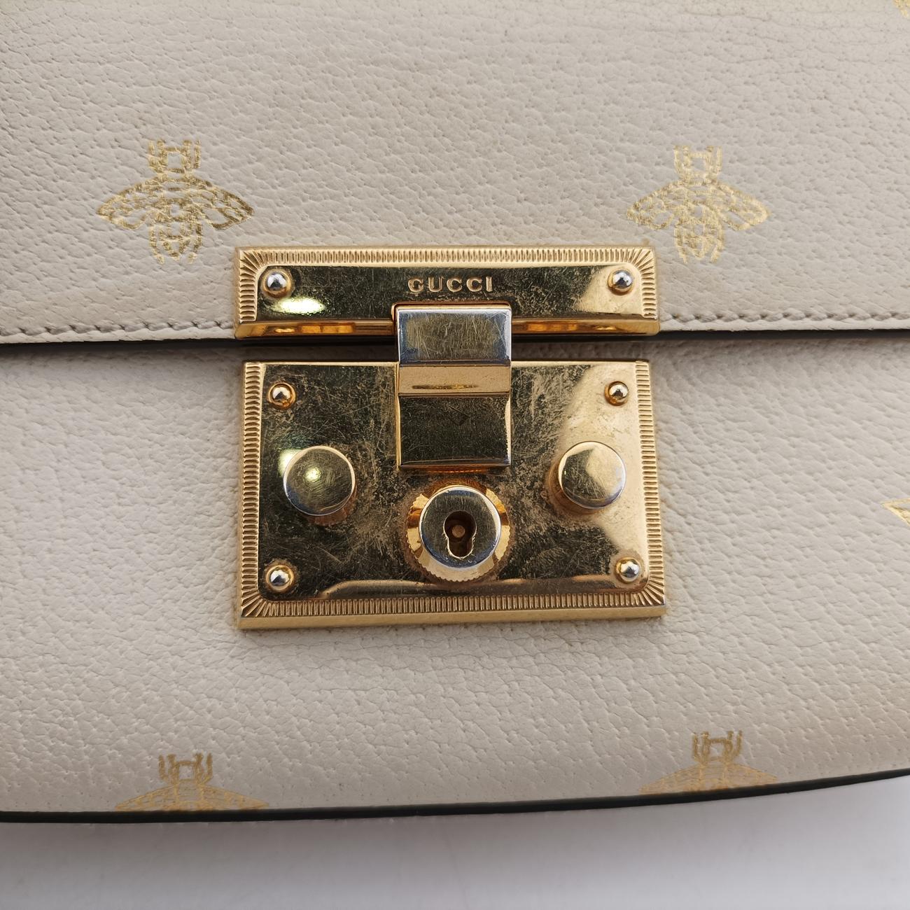 Padlock White Leather 432182 G028896929パドロック ホワイト レザー 432182 G028896929