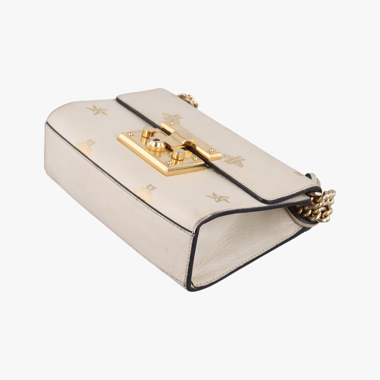 Padlock White Leather 432182 G028896929パドロック ホワイト レザー 432182 G028896929