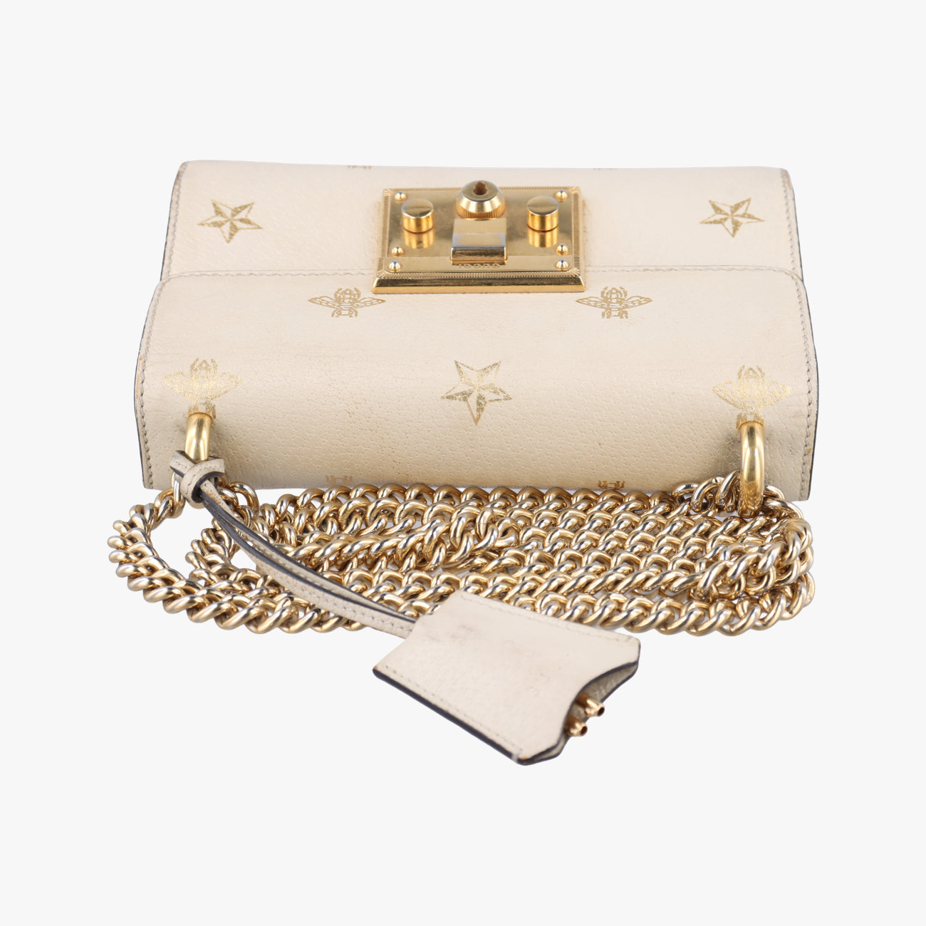 Padlock White Leather 432182 G028896929パドロック ホワイト レザー 432182 G028896929