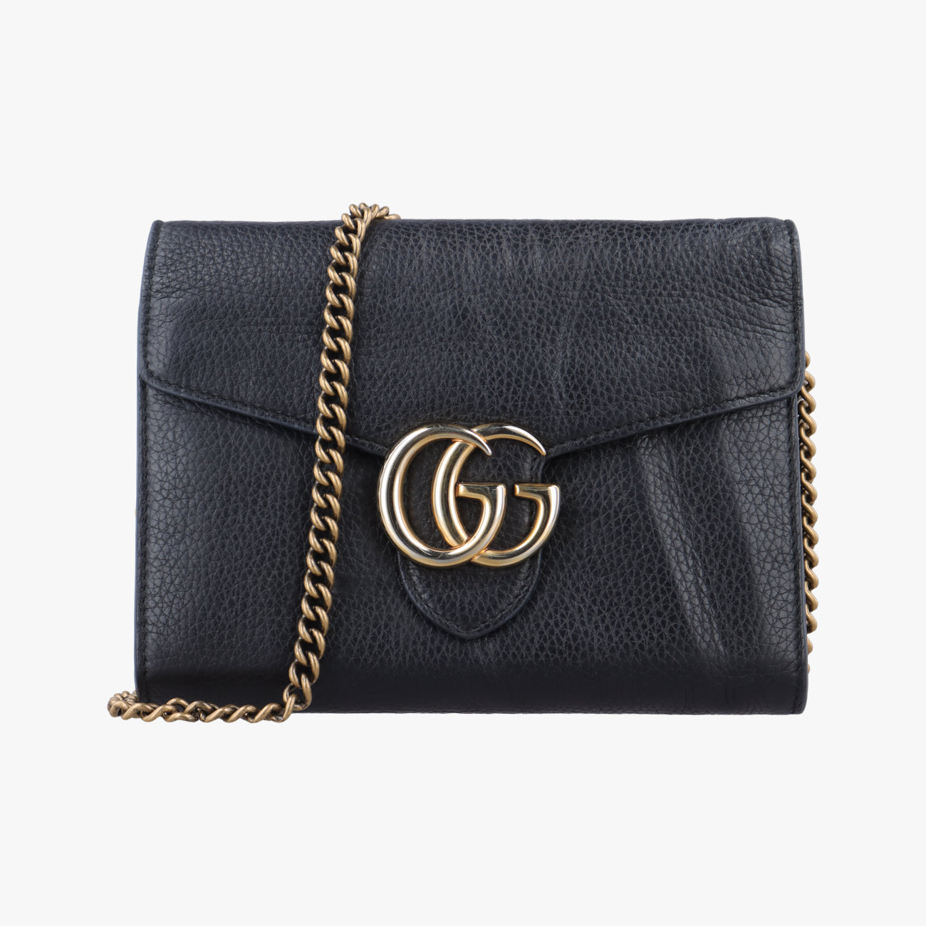 GG Marmont Black Leather 401232GGマーモント ブラック レザー 401232