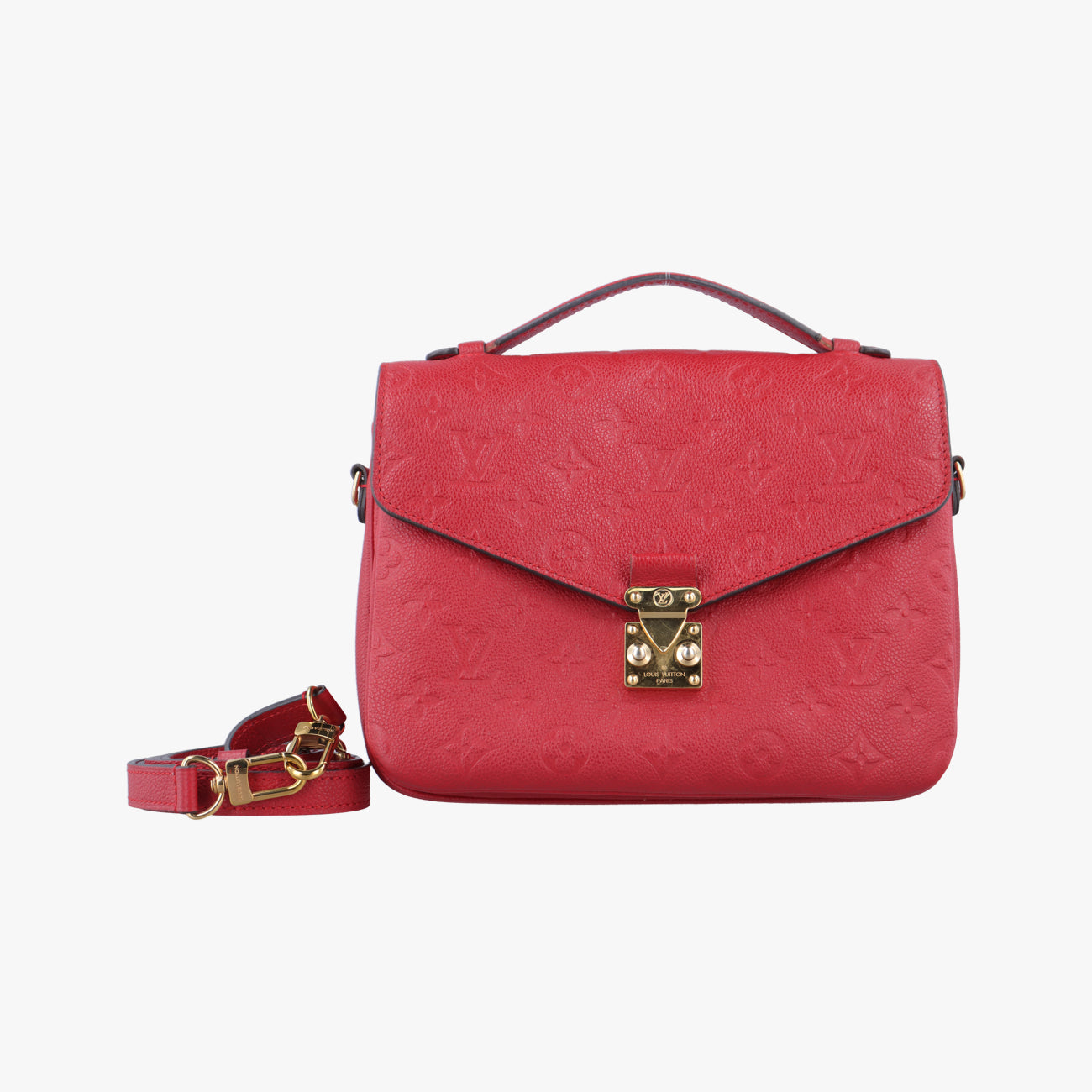 Pochette MeTIS MM Scarlet Red Monogram Empreinte M44155 AR0187ポシェットメティスMM スカーレット モノグラム アンプラント M44155 AR0187