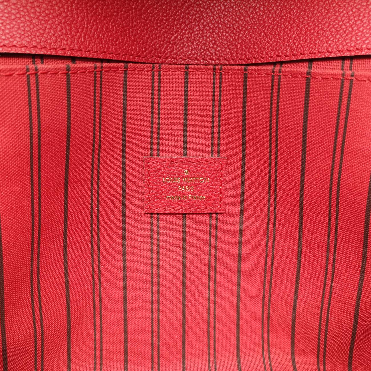 Pochette MeTIS MM Scarlet Red Monogram Empreinte M44155 AR0187ポシェットメティスMM スカーレット モノグラム アンプラント M44155 AR0187