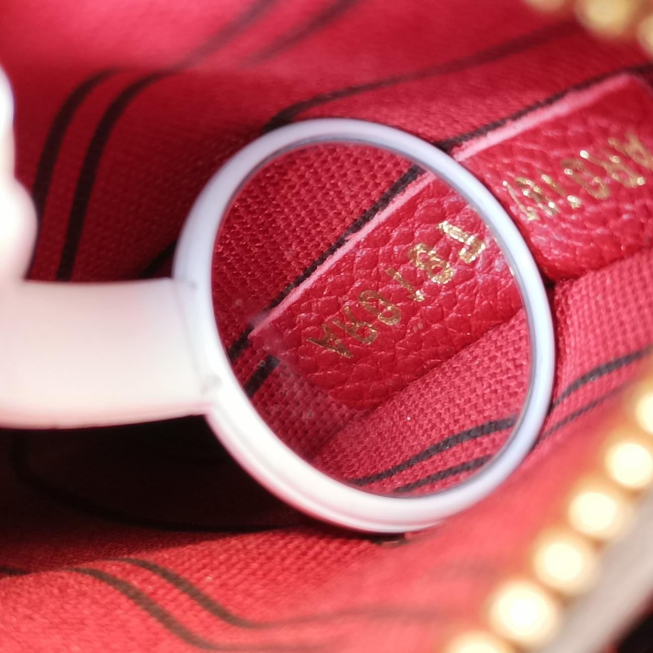 Pochette MeTIS MM Scarlet Red Monogram Empreinte M44155 AR0187ポシェットメティスMM スカーレット モノグラム アンプラント M44155 AR0187