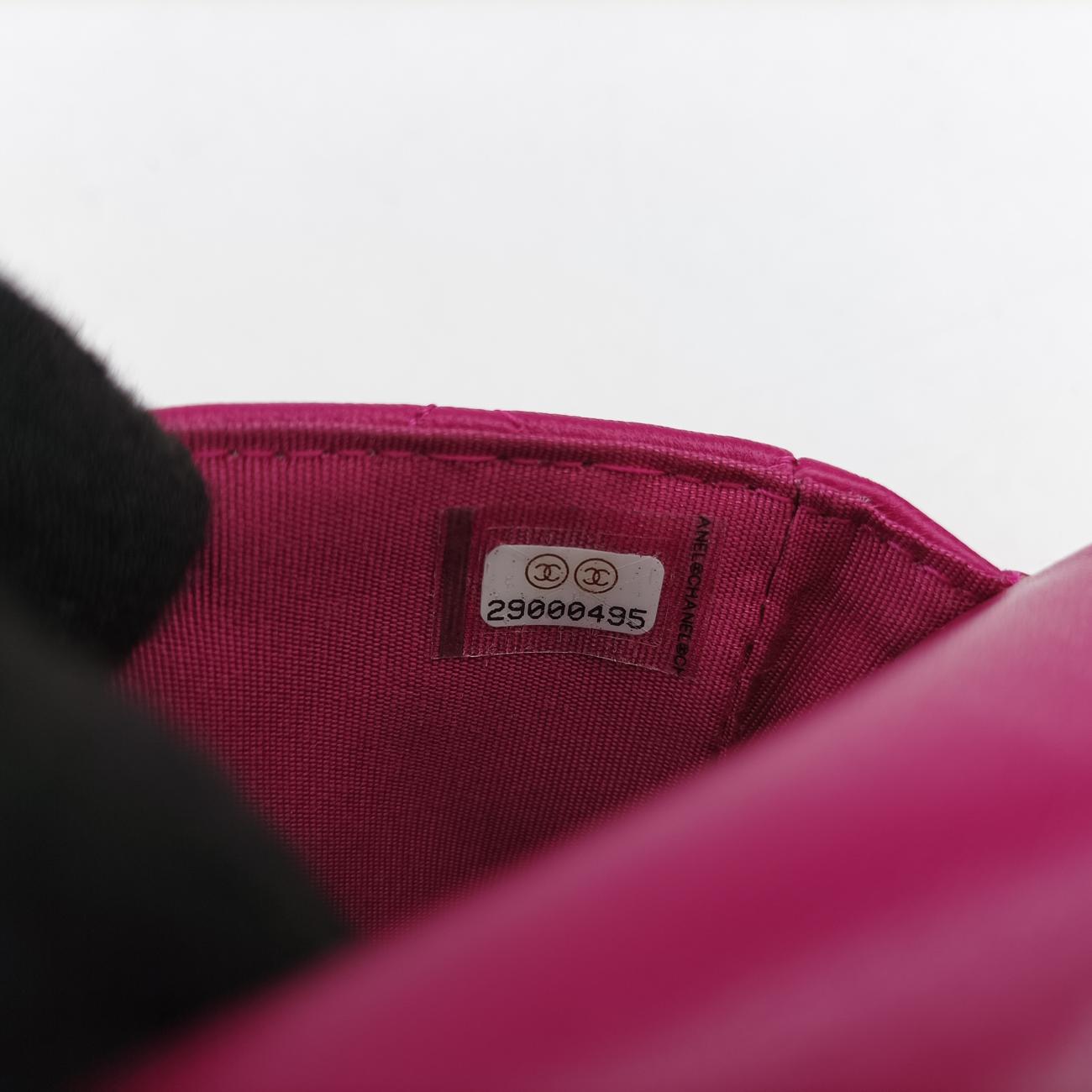 CC Waist Coin Purse Purple lambskin×fabric AP0743 29000495マトラッセ ウエスト コインパース パープル ラムスキン×ファブリック AP0743 29000495