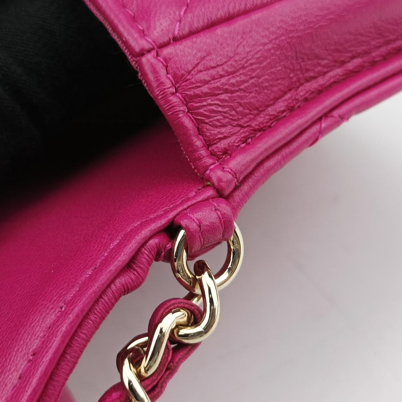 CC Waist Coin Purse Purple lambskin×fabric AP0743 29000495マトラッセ ウエスト コインパース パープル ラムスキン×ファブリック AP0743 29000495