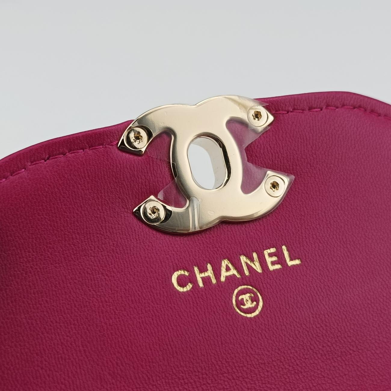 CC Waist Coin Purse Purple lambskin×fabric AP0743 29000495マトラッセ ウエスト コインパース パープル ラムスキン×ファブリック AP0743 29000495