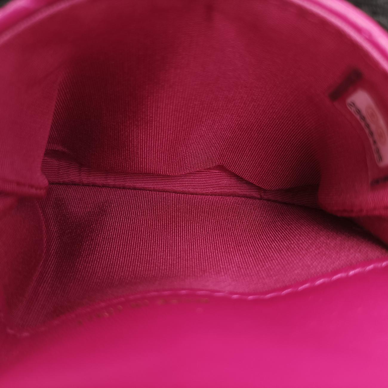 CC Waist Coin Purse Purple lambskin×fabric AP0743 29000495マトラッセ ウエスト コインパース パープル ラムスキン×ファブリック AP0743 29000495