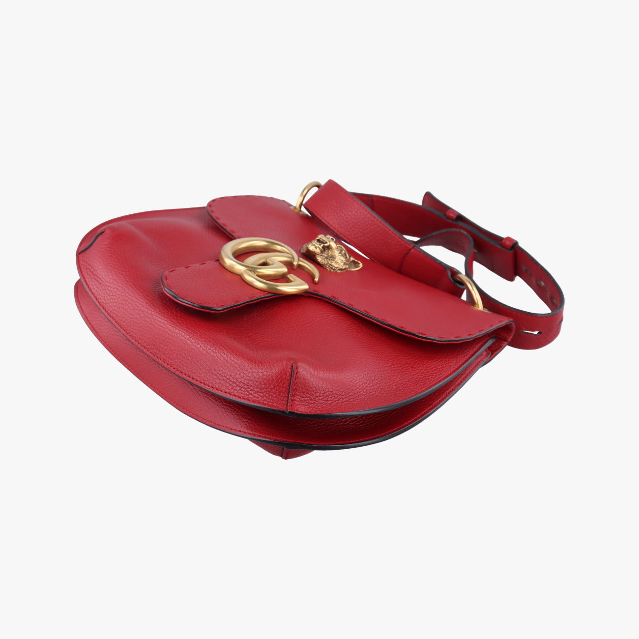 GG Marmont Animalier Red Leather 409154 F019428951GGマーモント キャット レッド レザー 409154 F019428951