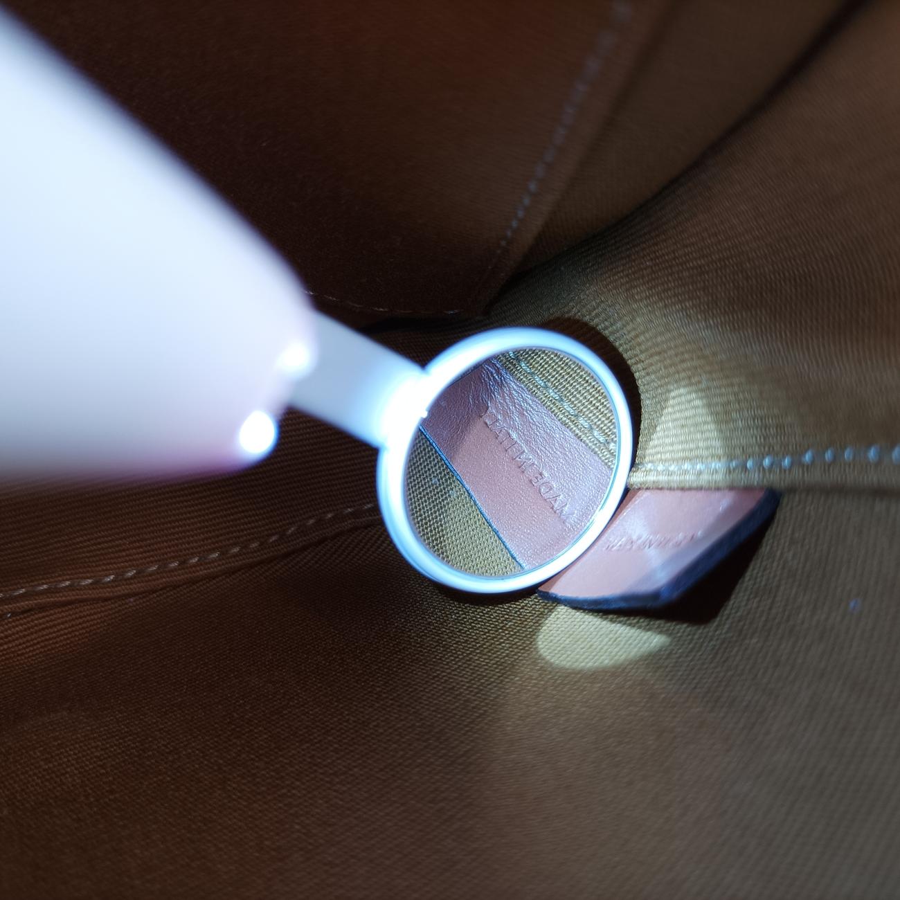 Triomphe Mini Besace White×brown PVC coated canvas  F-CU-1211ミニ ブザス トリオンフ ホワイト×ブラウン PVCコーティングキャンバス  F-CU-1211