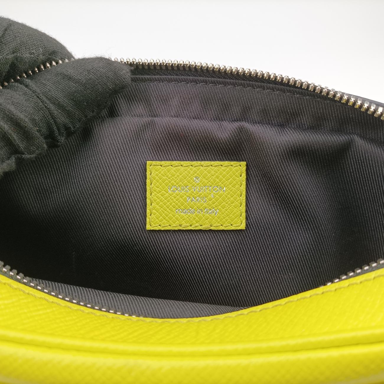 Taiga Rama Bum Bag Outdoor Jaune Taiga Leather/Monogram Eclipse M30251 FO 4139タイガラマ バムバッグアウトドア ジョーヌ タイガ レザー/モノグラム エクリプス M30251 FO 4139