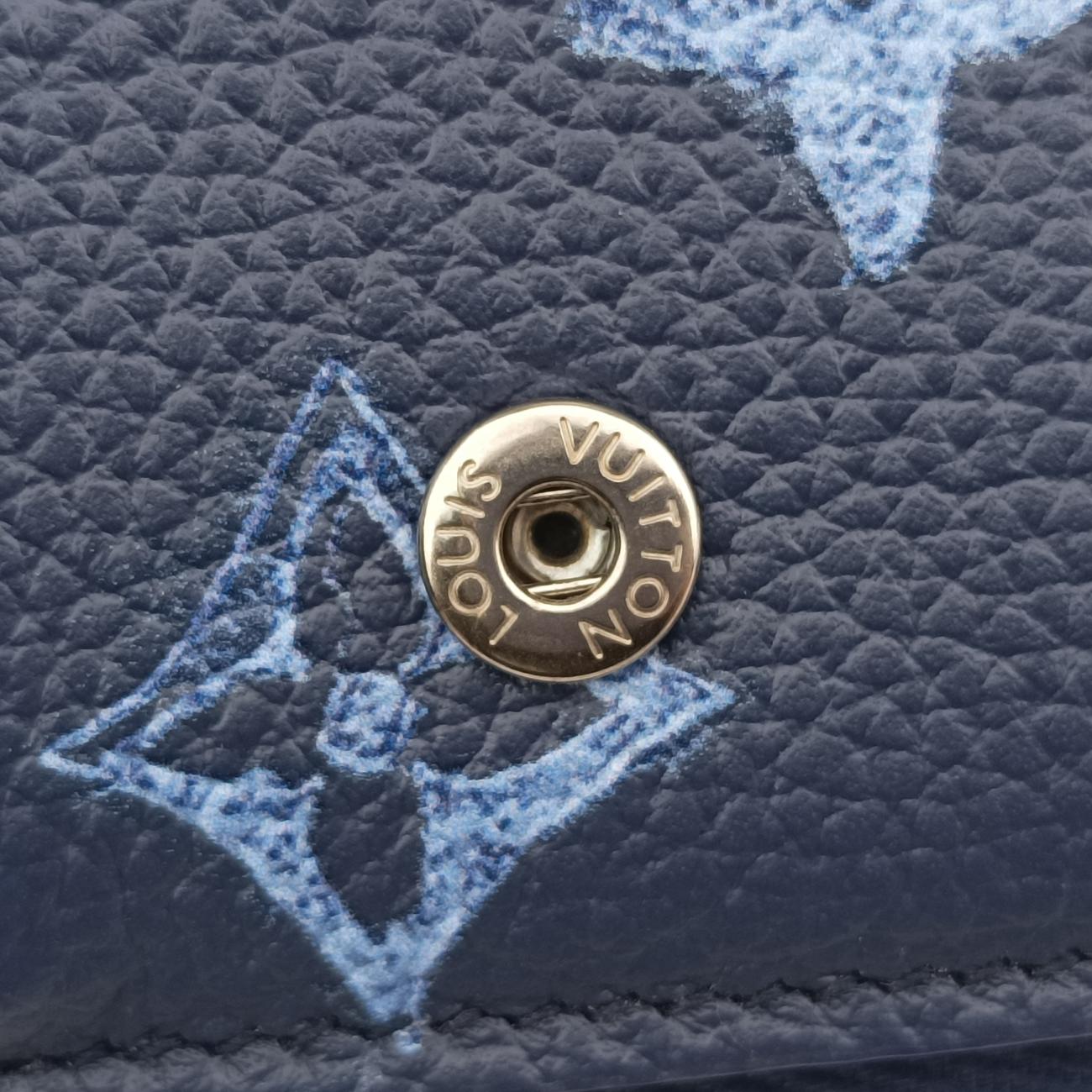 Watercolor Monogram Navy レザー M80466 MI0221ウォーターカラー モノグラム ネイビー レザーc M80466 MI0221