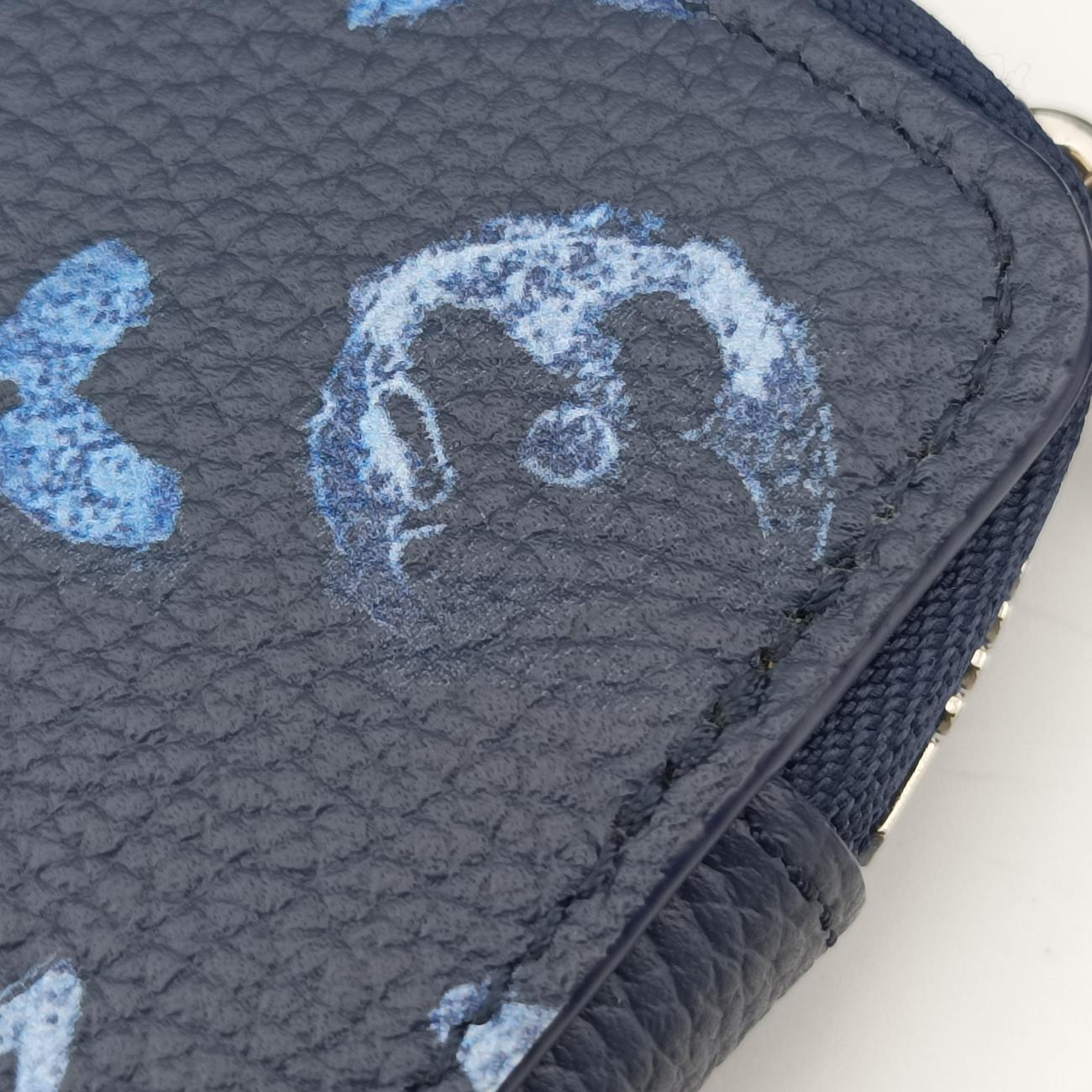 Watercolor Monogram Navy レザー M80466 MI0221ウォーターカラー モノグラム ネイビー レザーc M80466 MI0221