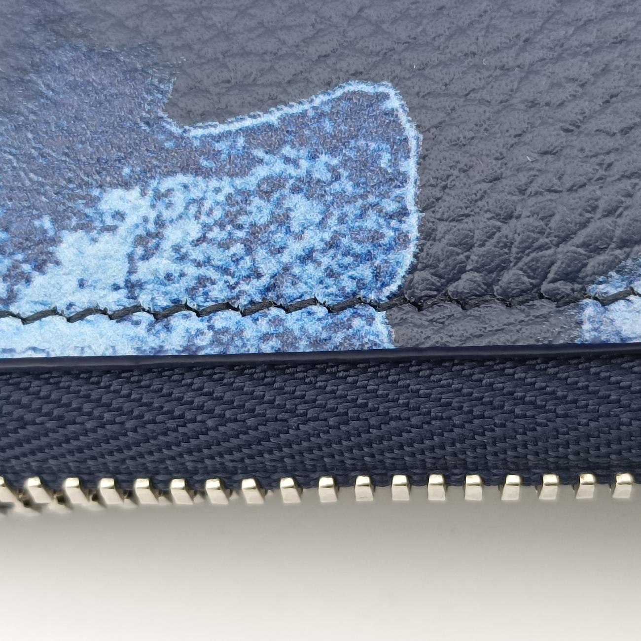 Watercolor Monogram Navy レザー M80466 MI0221ウォーターカラー モノグラム ネイビー レザーc M80466 MI0221