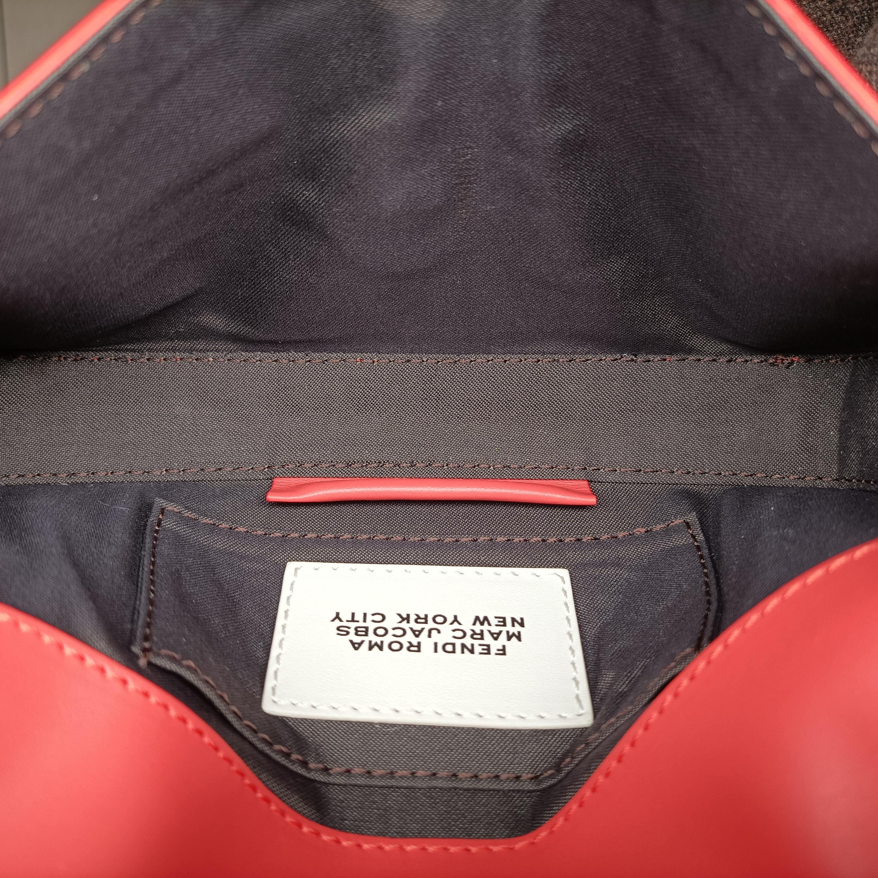 BAGUETTE Red×white Leather 7AS142 7AS142-AMWI-229-0501バゲット レッド×ホワイト レザー 7AS142 7AS142-AMWI-229-0501