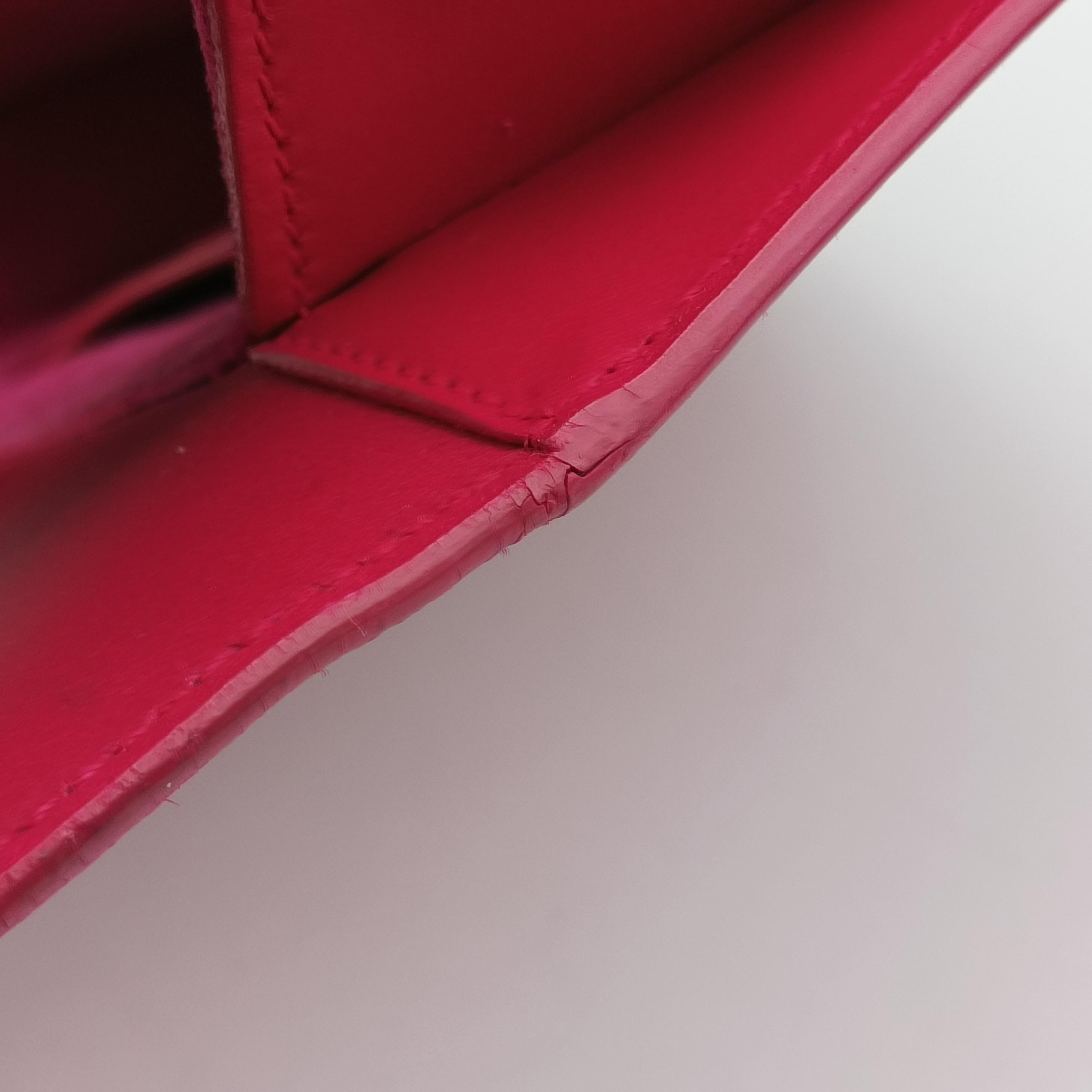 Classic Lulu Rose Leather 318025 318025.001998ルル クラシック ローズ レッド レザー 318025 318025.001998