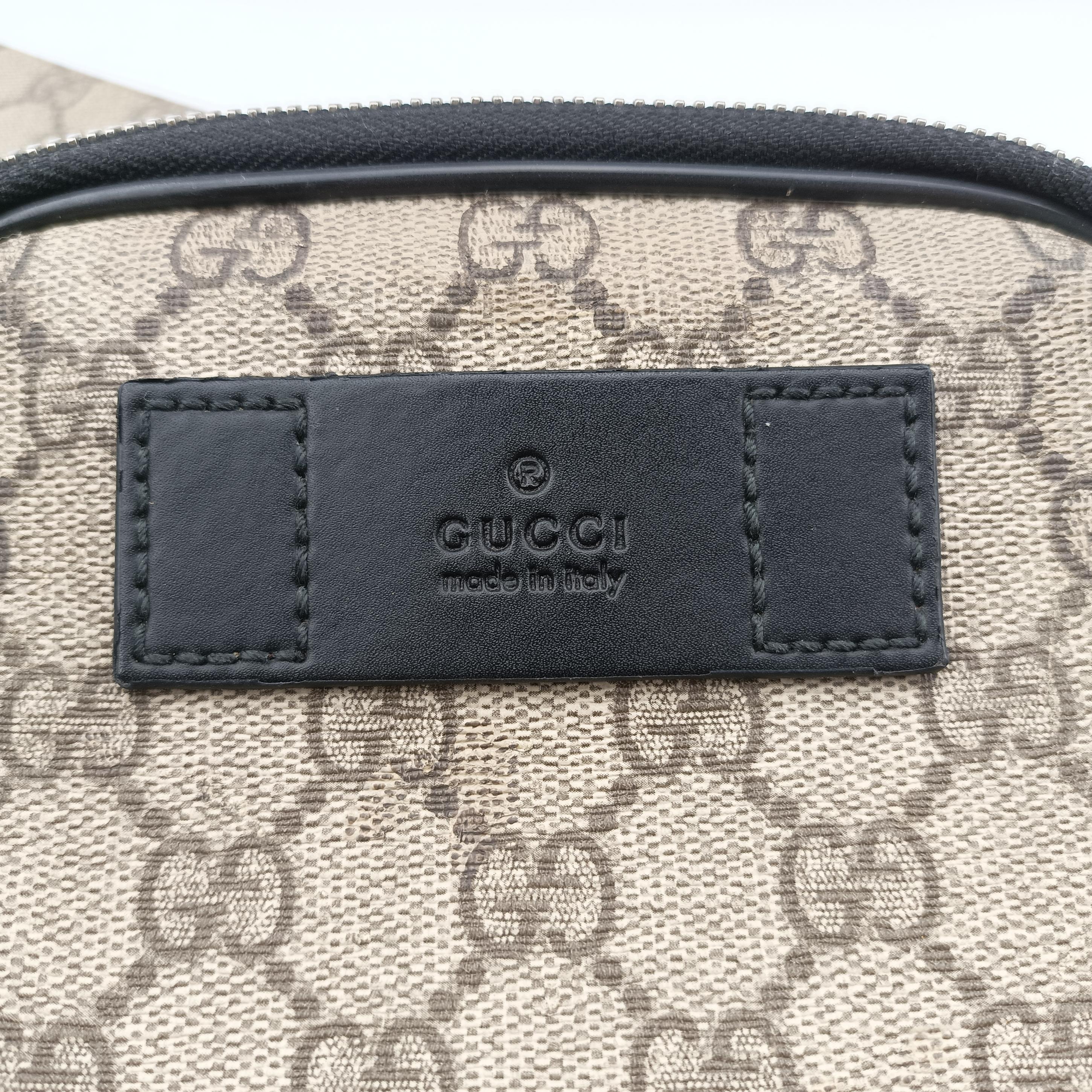 GG Supreme Web Brown Canvas×Leather 450956 F025978117GGスプリーム ウェブ ブラウン キャンバス×レザー 450956 F025978117