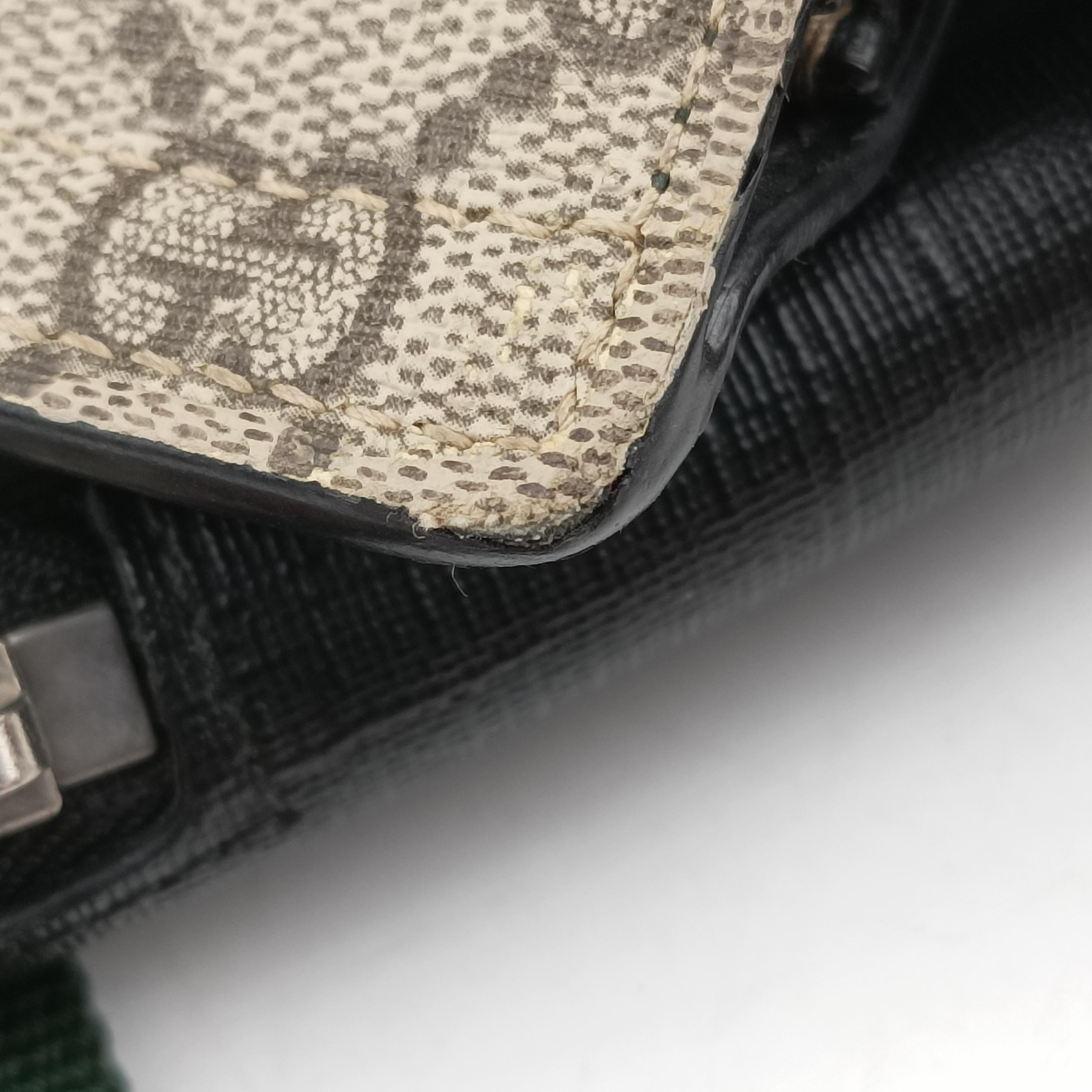 GG Supreme Web Brown Canvas×Leather 450956 F025978117GGスプリーム ウェブ ブラウン キャンバス×レザー 450956 F025978117