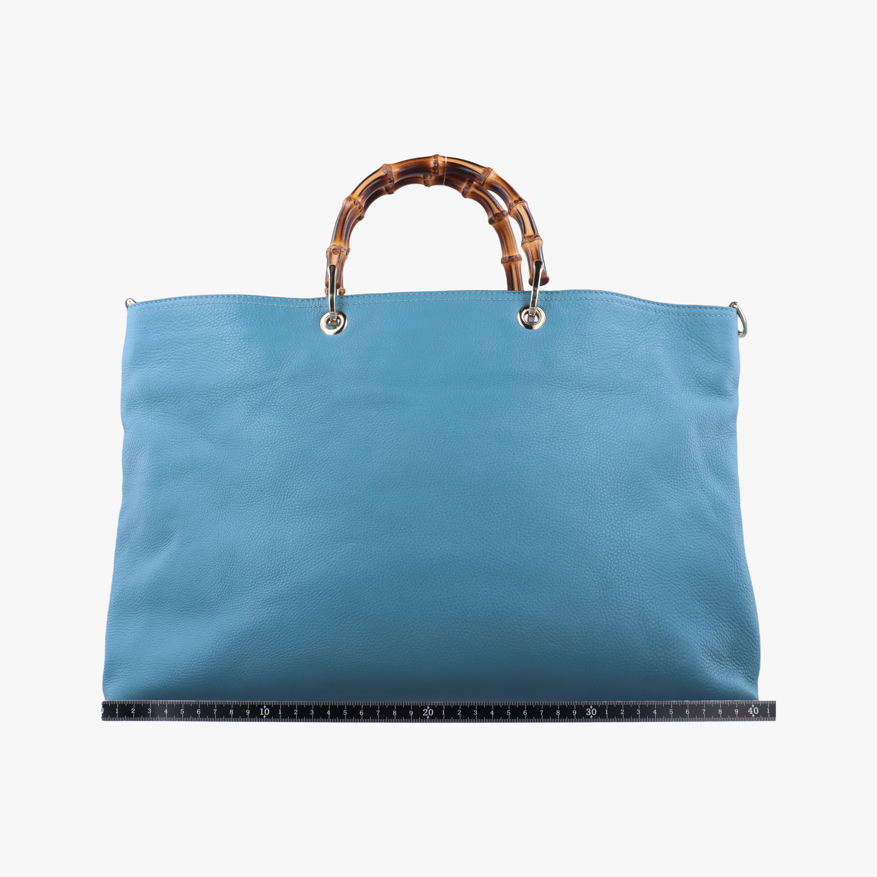 Bamboo Shopper Blue Leather 323664 B014740224バンブーショッパー ブルー レザー 323664 B014740224