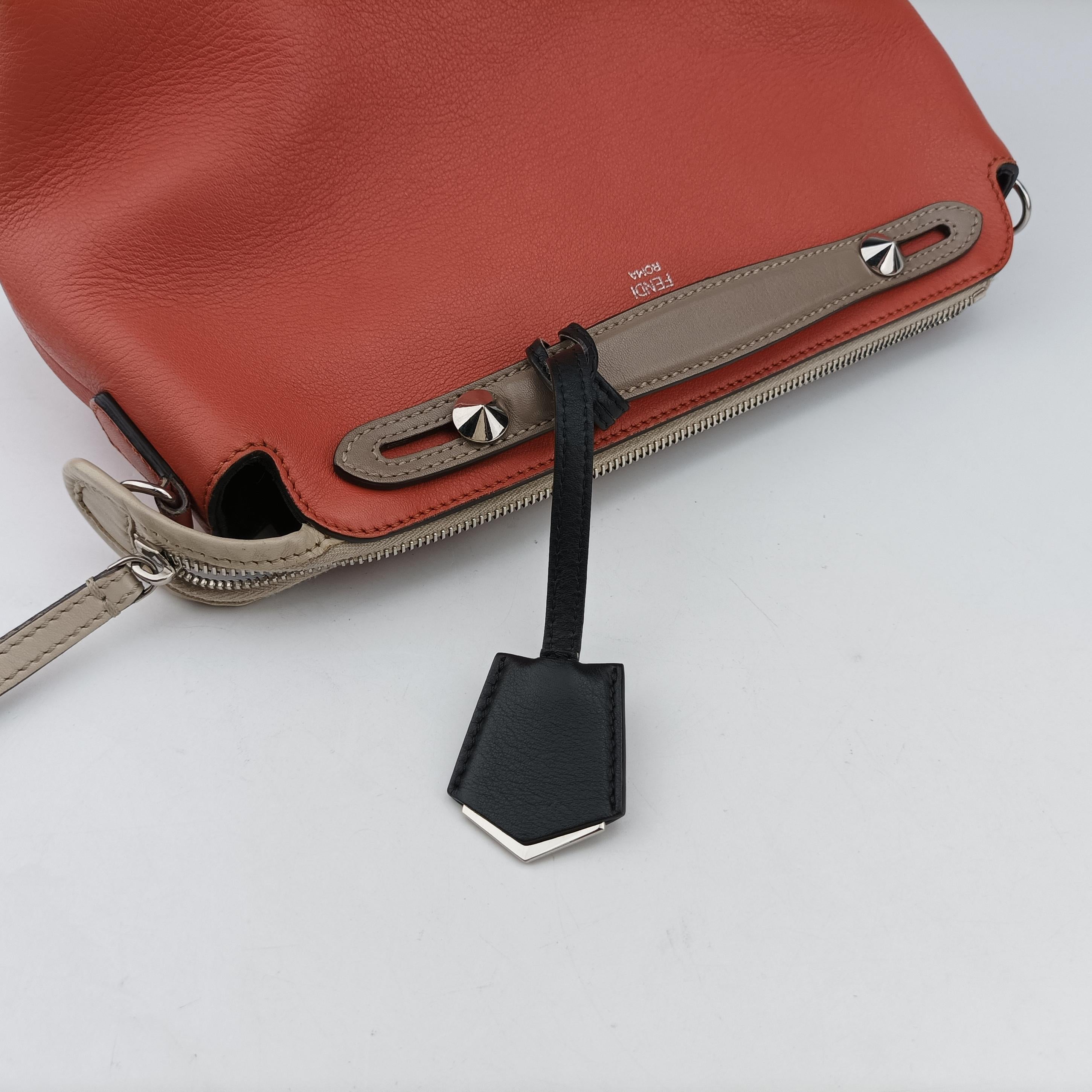 Small By The Way orange×Multicolour Leather 8BL124 8BL124-5QJ 168-8007バイザウェイ オレンジ×マルチカラー レザー 8BL124 8BL124-5QJ 168-8007