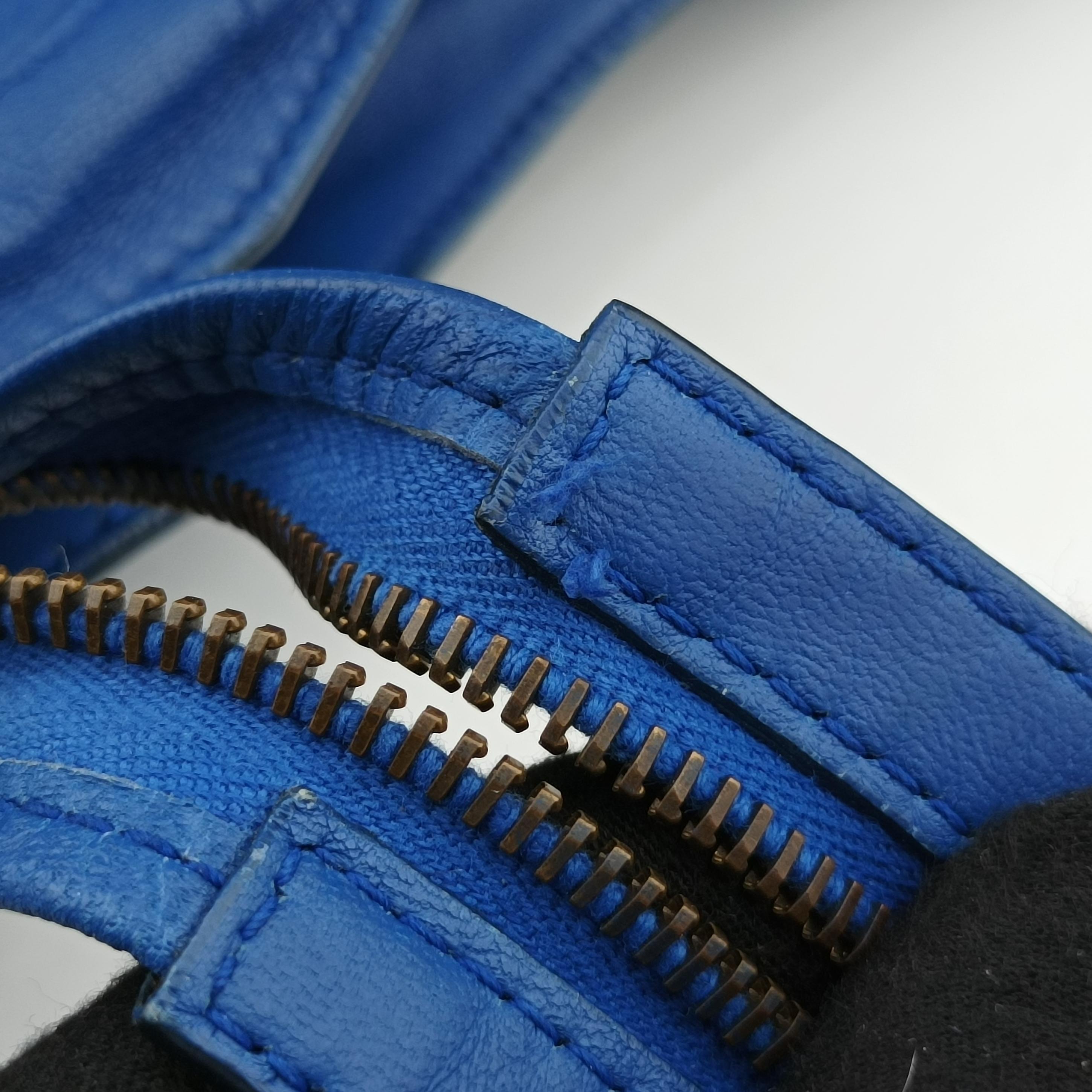 Electric Perforated Motorcycle City Blue lambskin 115748.4385 J.535269エレクトリックペルフォレートモーターサイクルシティ ブルー ラムスキン 115748.4385 J.535269