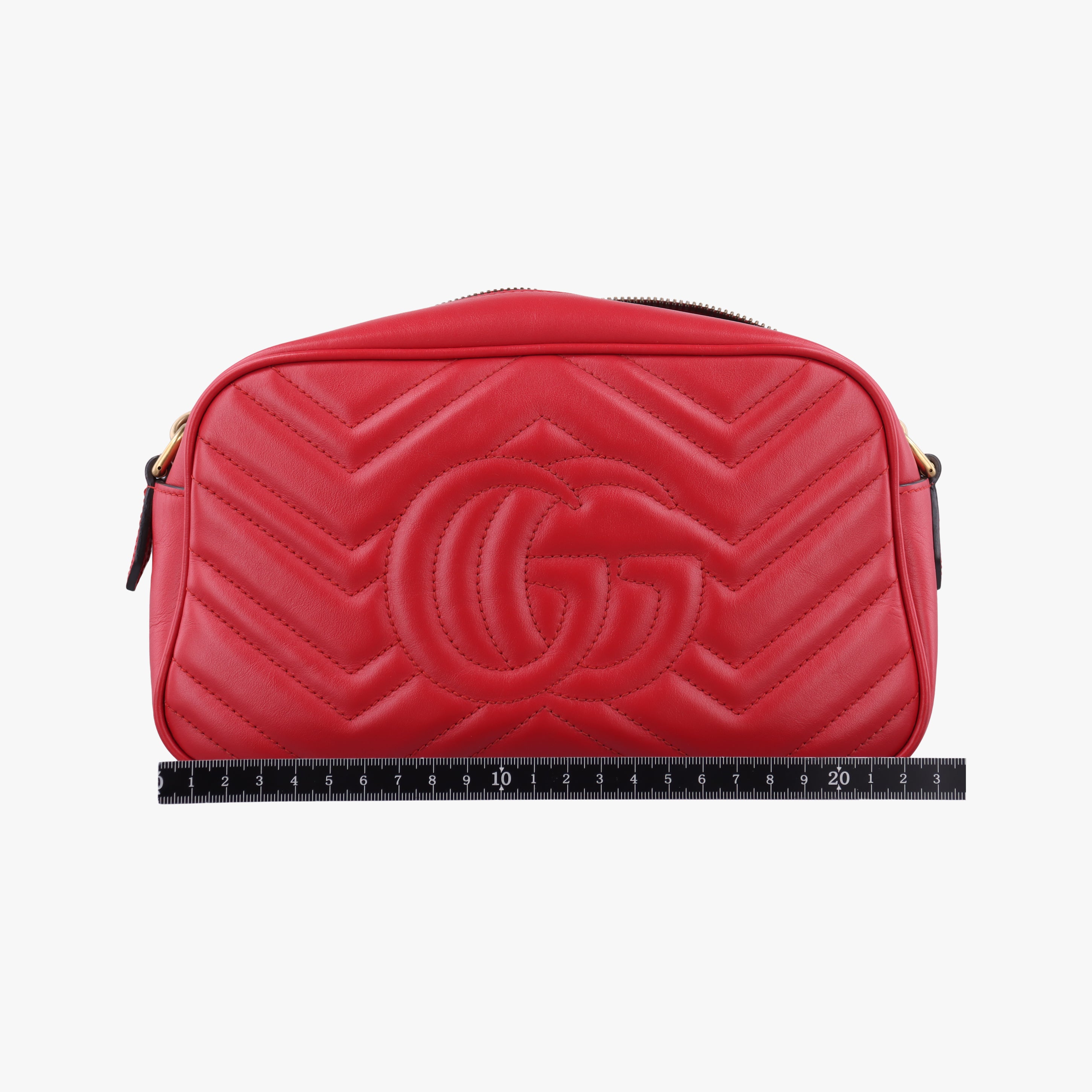 GG Marmont Red Leather 447632 C028175104GGマーモント レッド レザー 447632 C028175104