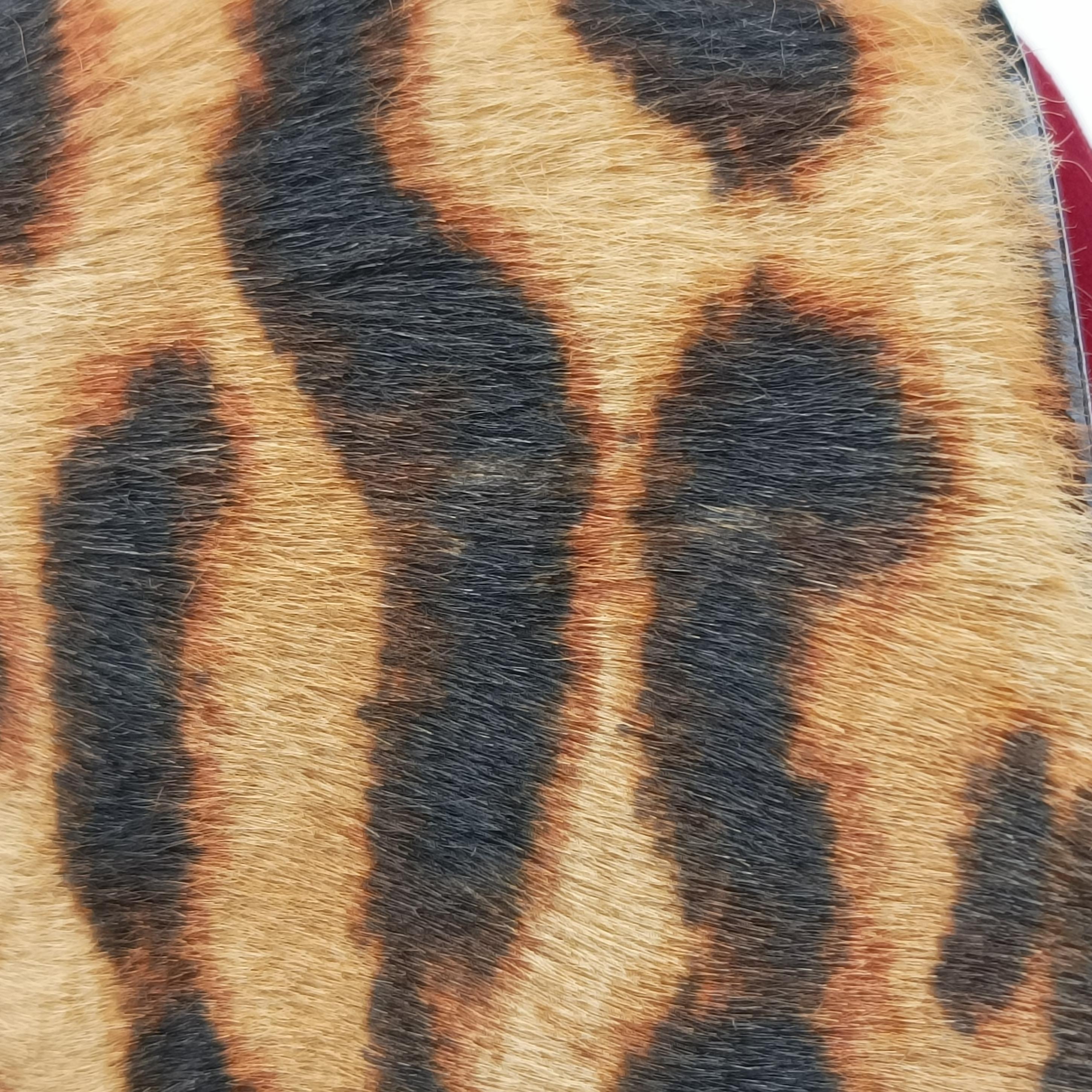 Dice Leopard Bowler Multicolour ponyhair×velour×patent 05-MA-1014ダイスレパードボウラー マルチカラー ハラコ×ベロア×パテント 05-MA-1014