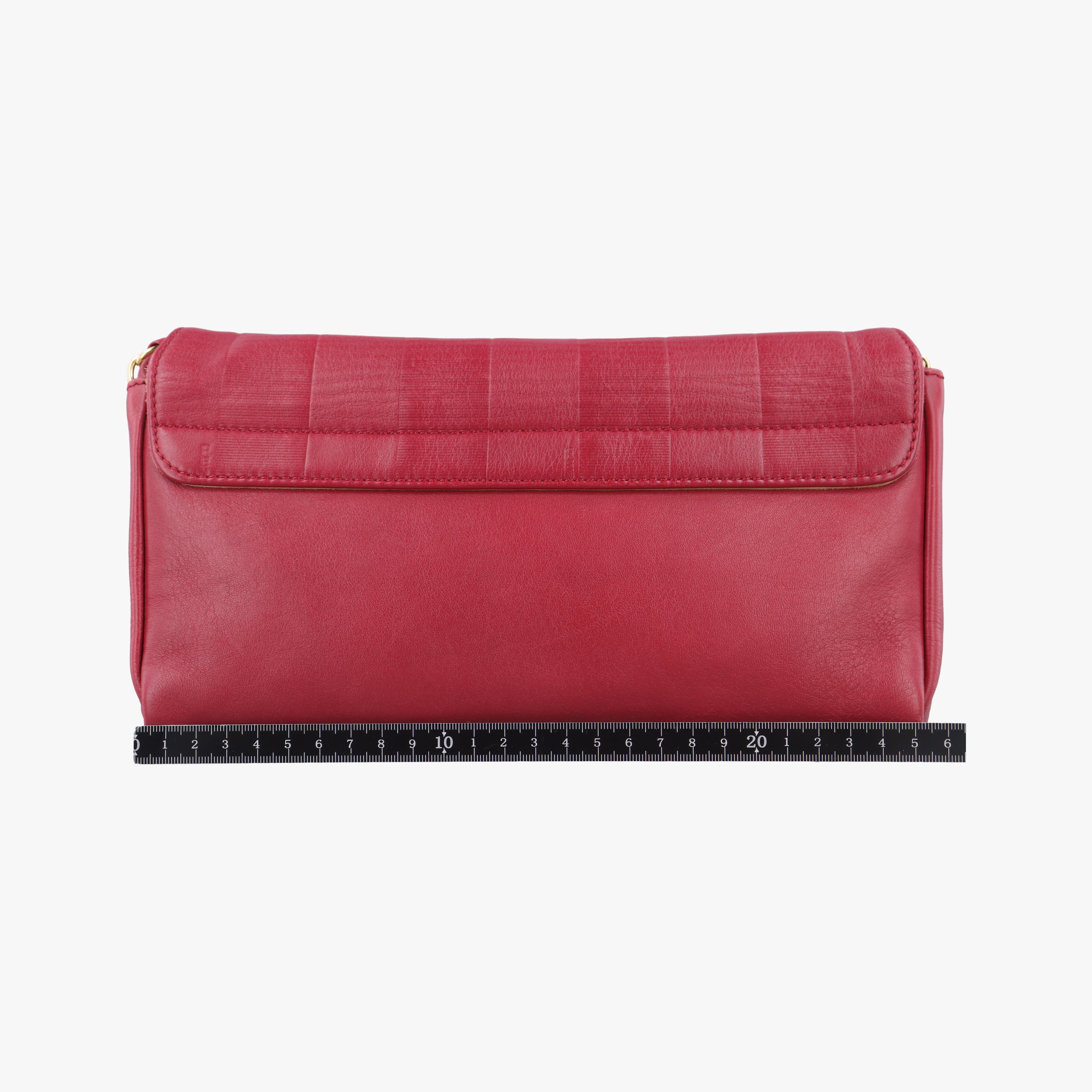 Pequin Embossed Striped Claudia Red Leather 8BT204 8BT204-F00 129-2566ペカン エンボス ストライプ クラウディア レッド レザー 8BT204 8BT204-F00 129-2566