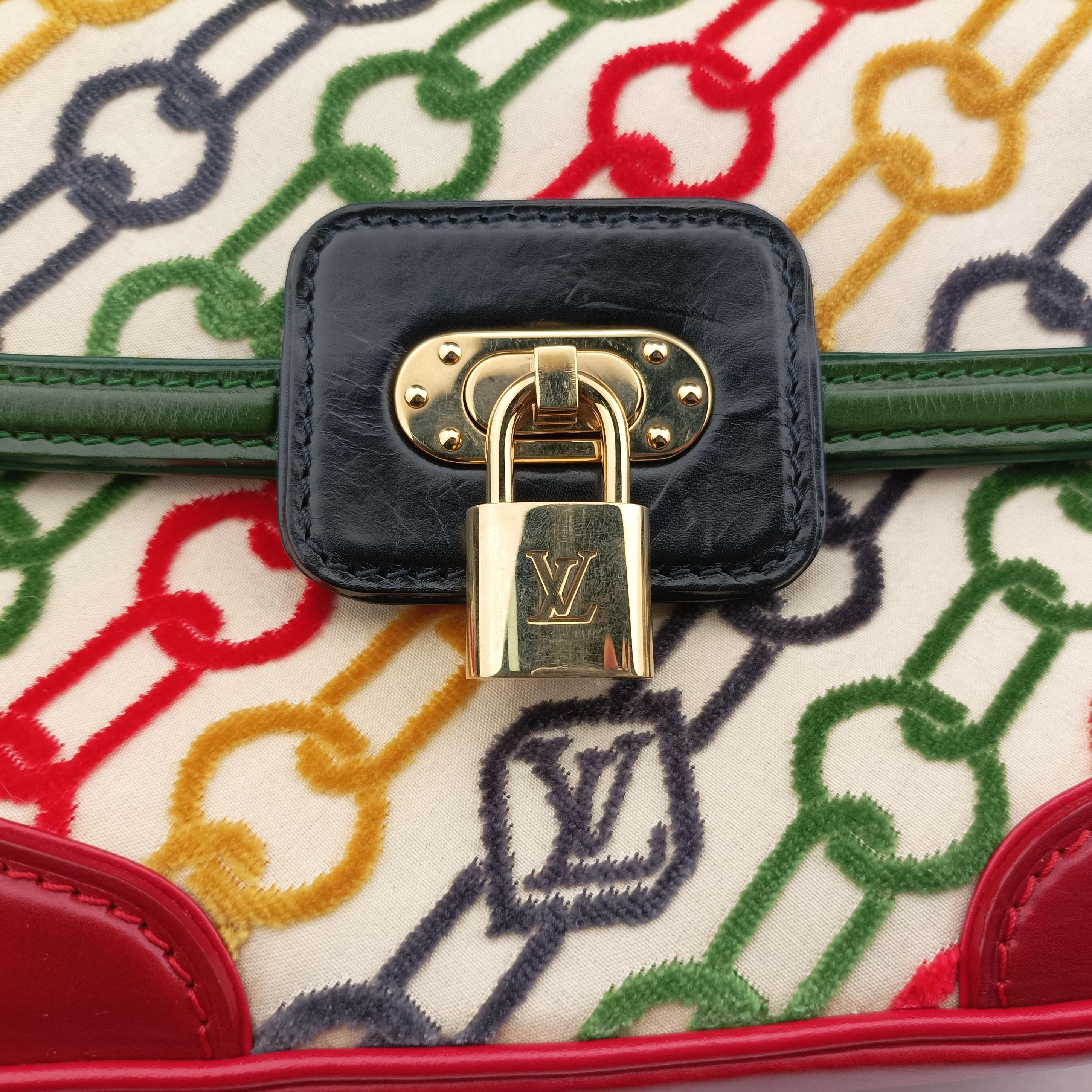 Dolly Pochette multicolor Velvet×leather M95208 BA0046ドリーポシェット マルチカラー ベロア×レザー M95208 BA0046