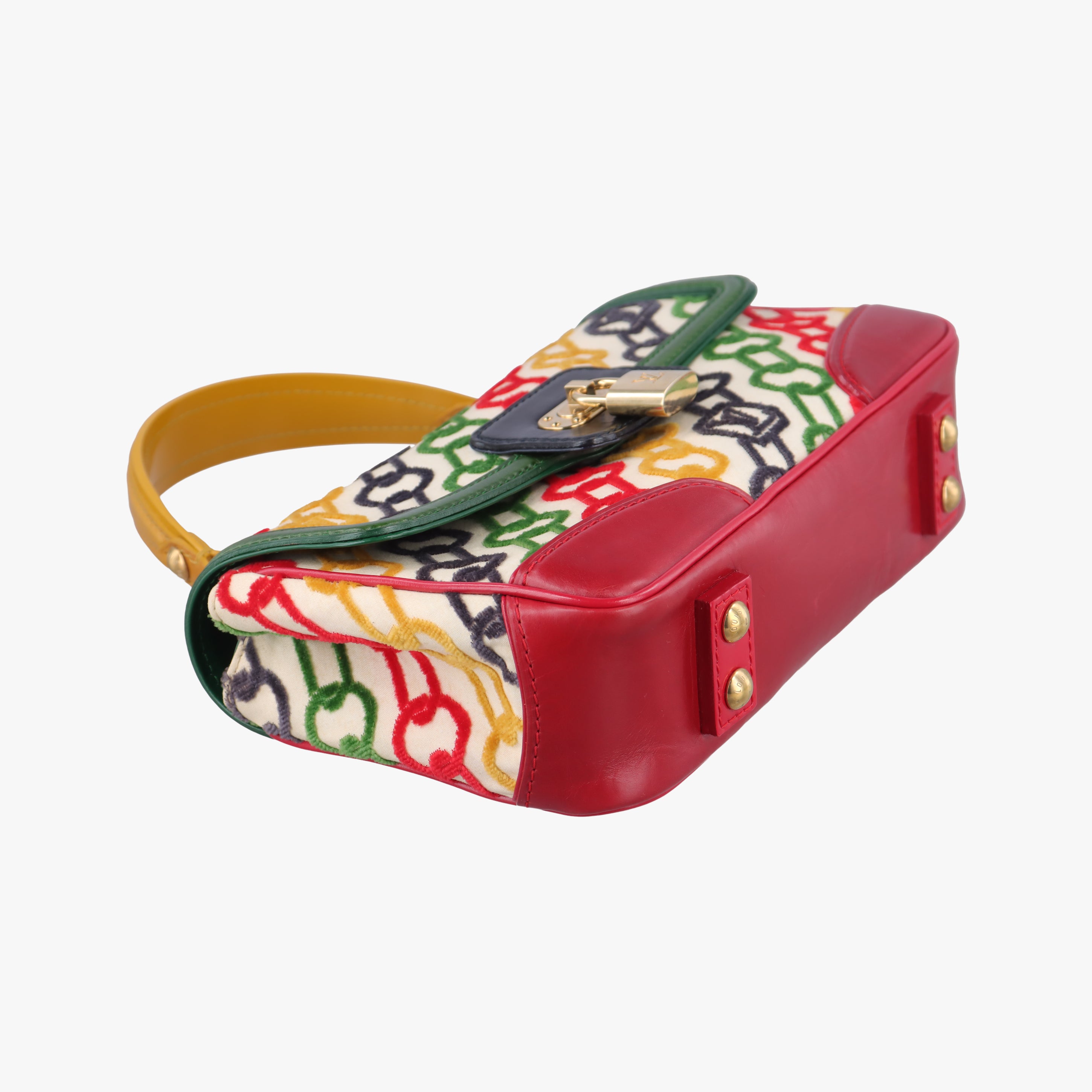 Dolly Pochette multicolor Velvet×leather M95208 BA0046ドリーポシェット マルチカラー ベロア×レザー M95208 BA0046