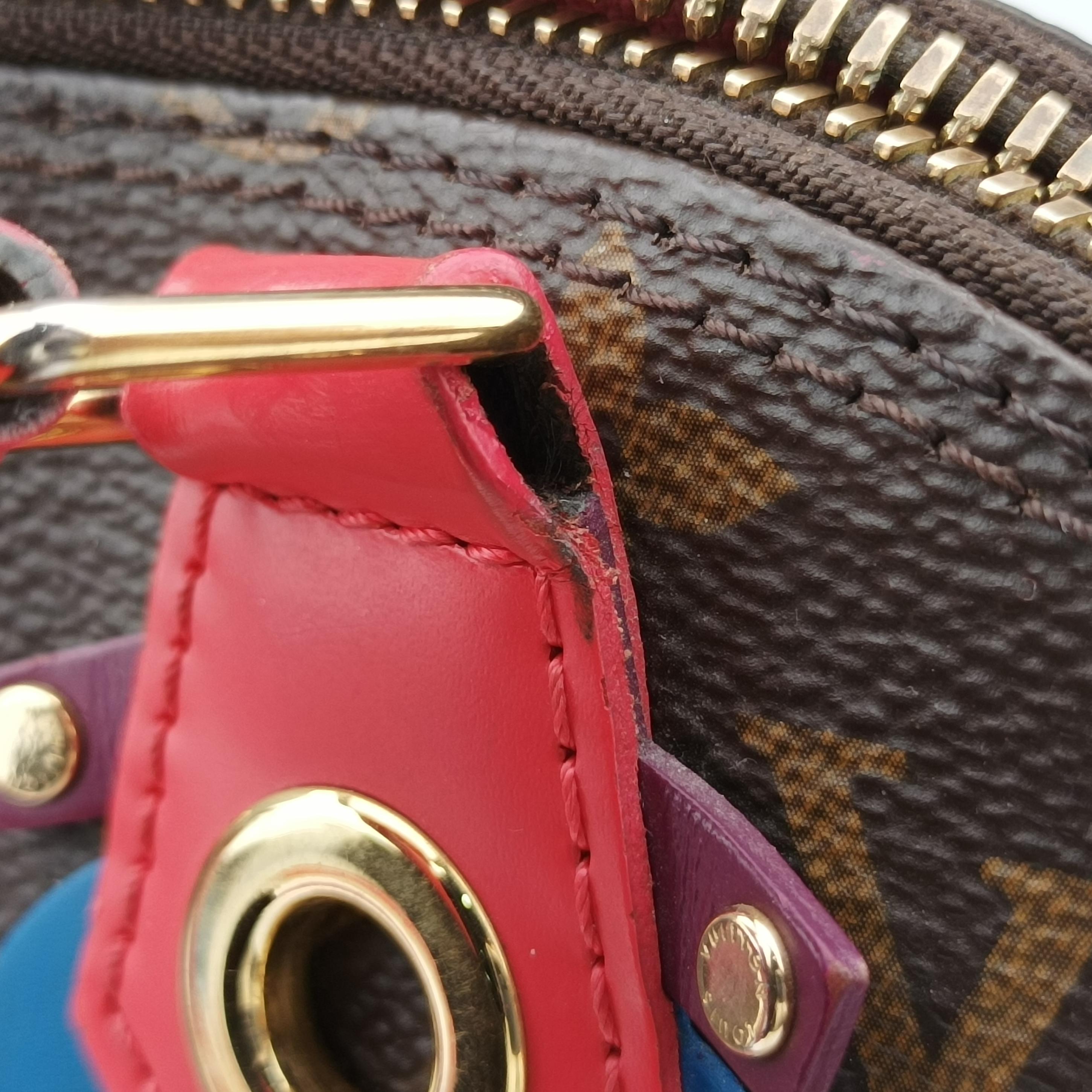 Alma BB brown×Flamingo Monogram Totem×calf leather M41659 FL3195アルマBB モノグラム/ブラウン系×フラミンゴ モノグラム トーテム×カーフレザー M41659 FL3195