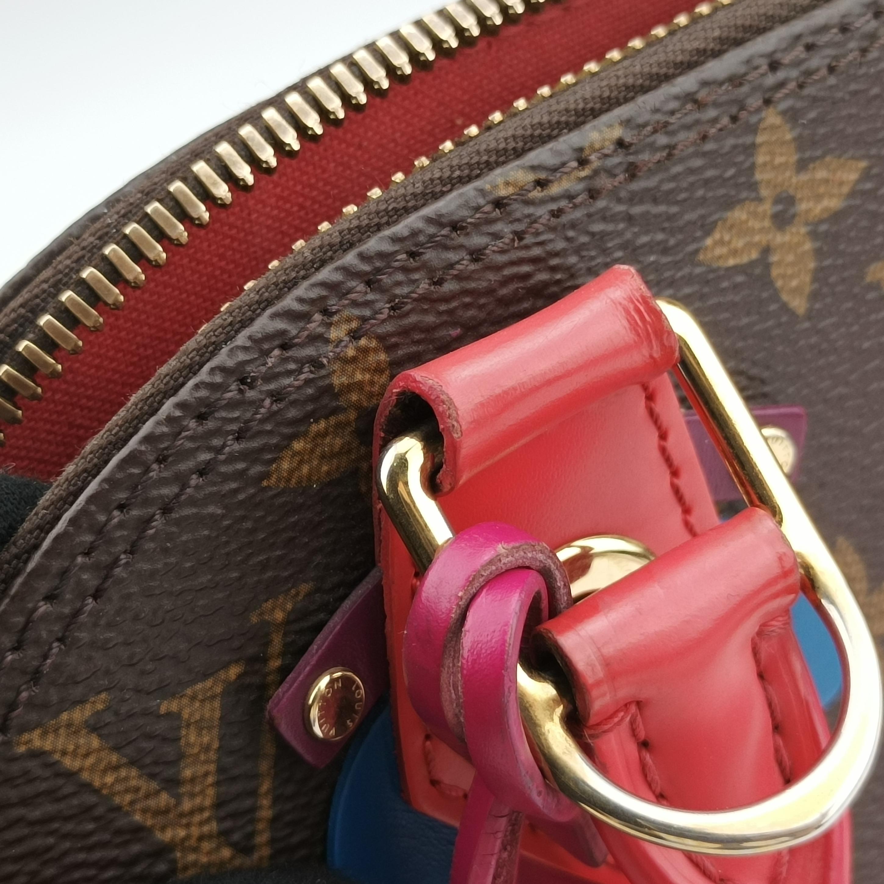 Alma BB brown×Flamingo Monogram Totem×calf leather M41659 FL3195アルマBB モノグラム/ブラウン系×フラミンゴ モノグラム トーテム×カーフレザー M41659 FL3195