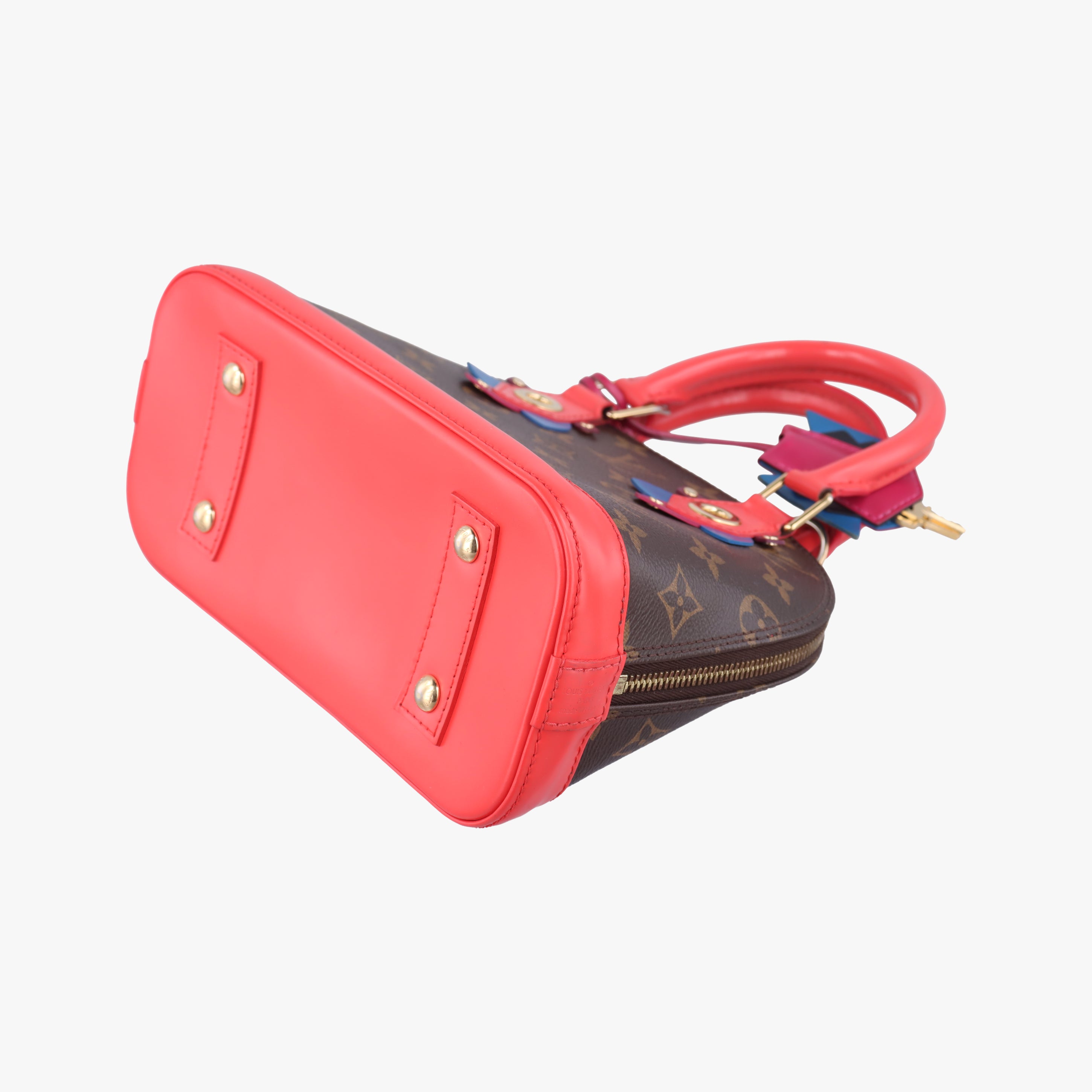 Alma BB brown×Flamingo Monogram Totem×calf leather M41659 FL3195アルマBB モノグラム/ブラウン系×フラミンゴ モノグラム トーテム×カーフレザー M41659 FL3195