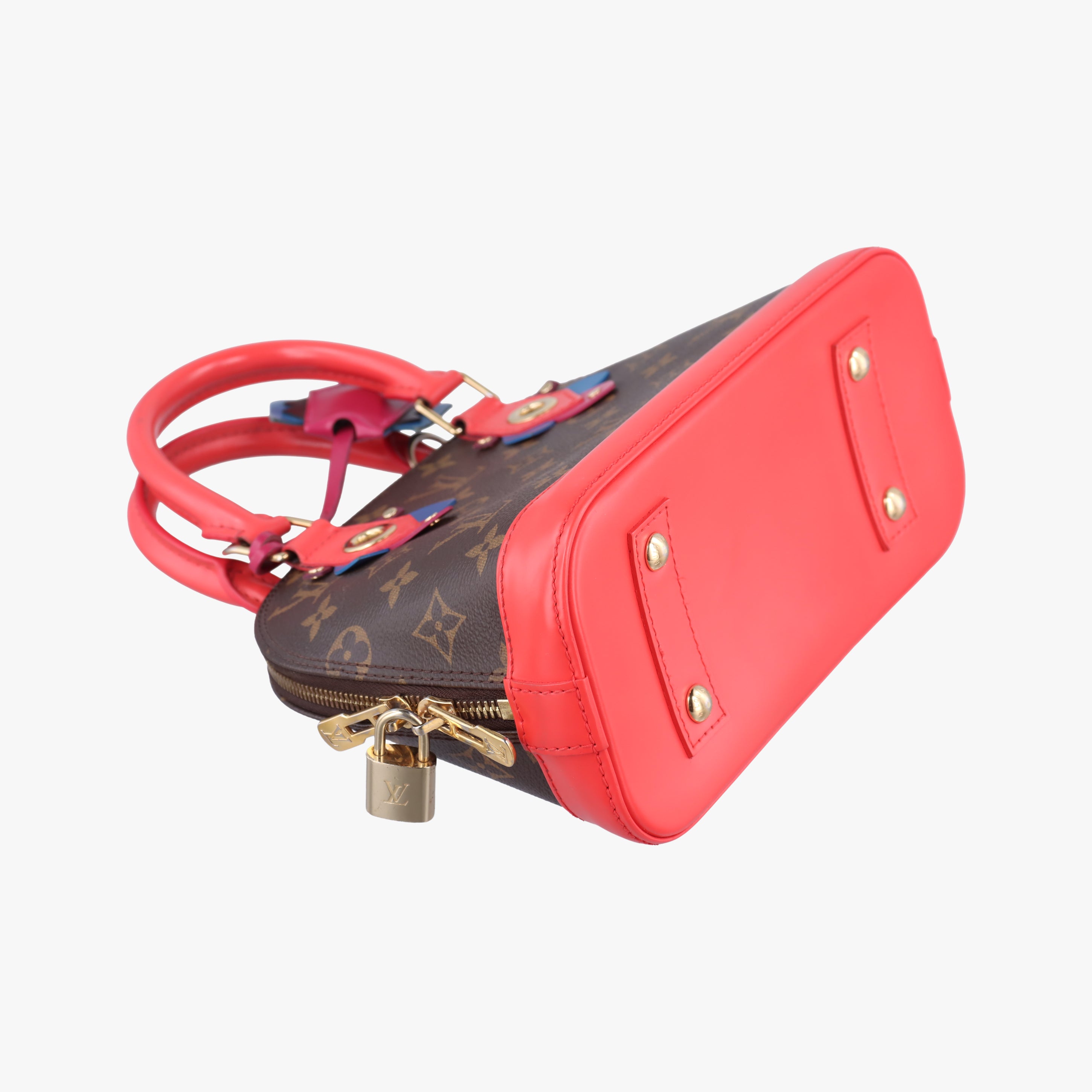 Alma BB brown×Flamingo Monogram Totem×calf leather M41659 FL3195アルマBB モノグラム/ブラウン系×フラミンゴ モノグラム トーテム×カーフレザー M41659 FL3195