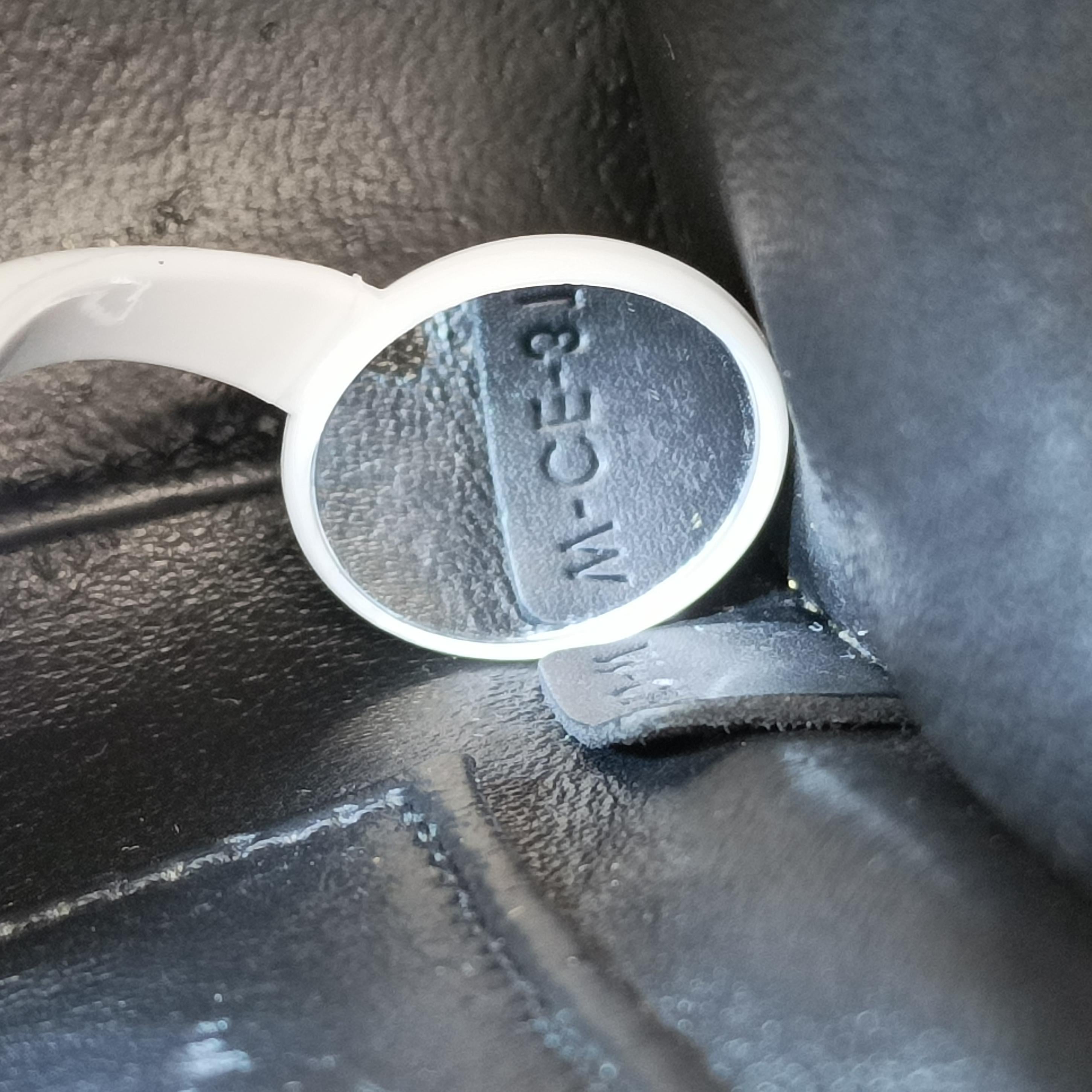 luggage nano shopper Brown x white x black Leather W-CE-3165ラゲージナノショッパー ブラウン×ホワイト×ブラック レザー W-CE-3165