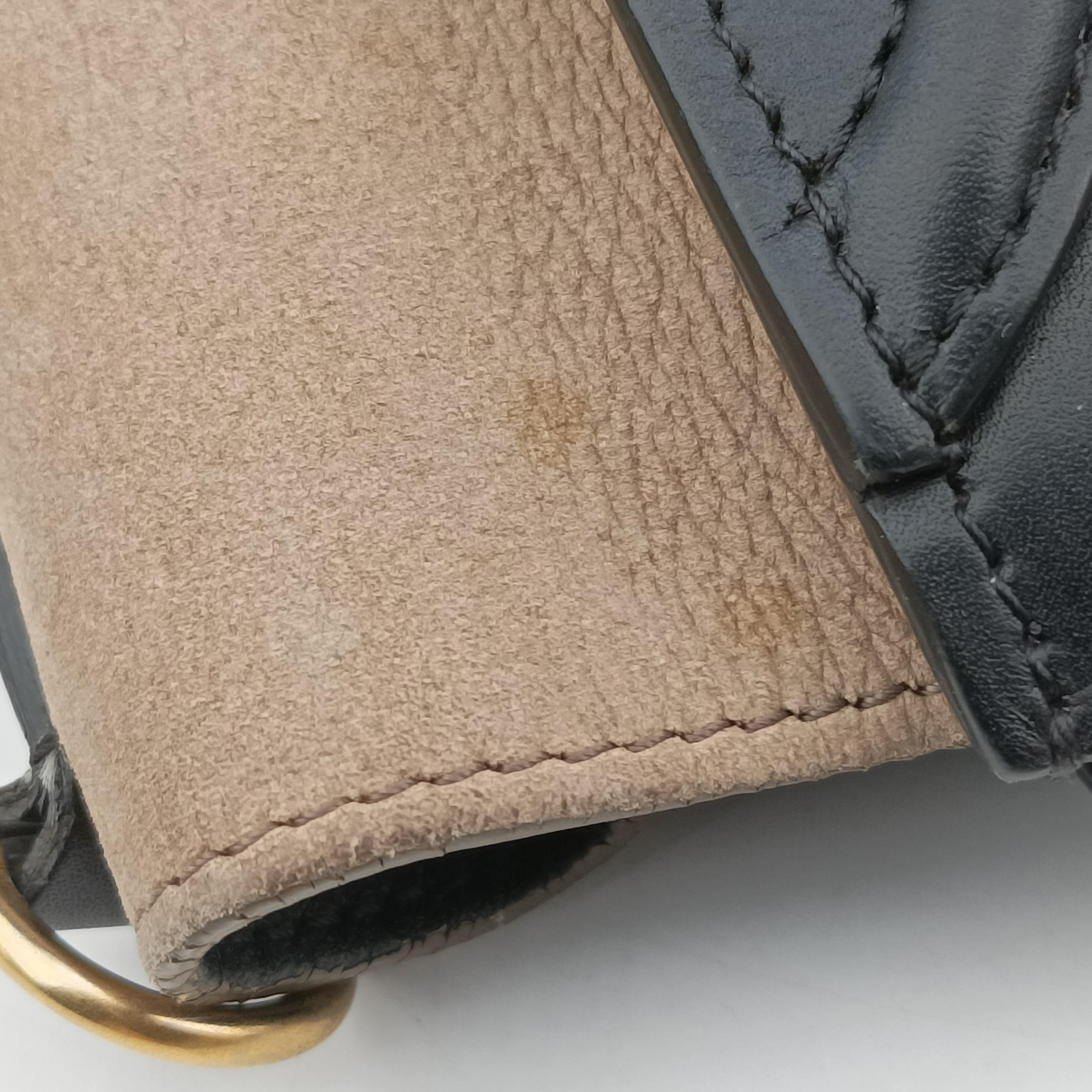 luggage nano shopper Brown x white x black Leather W-CE-3165ラゲージナノショッパー ブラウン×ホワイト×ブラック レザー W-CE-3165