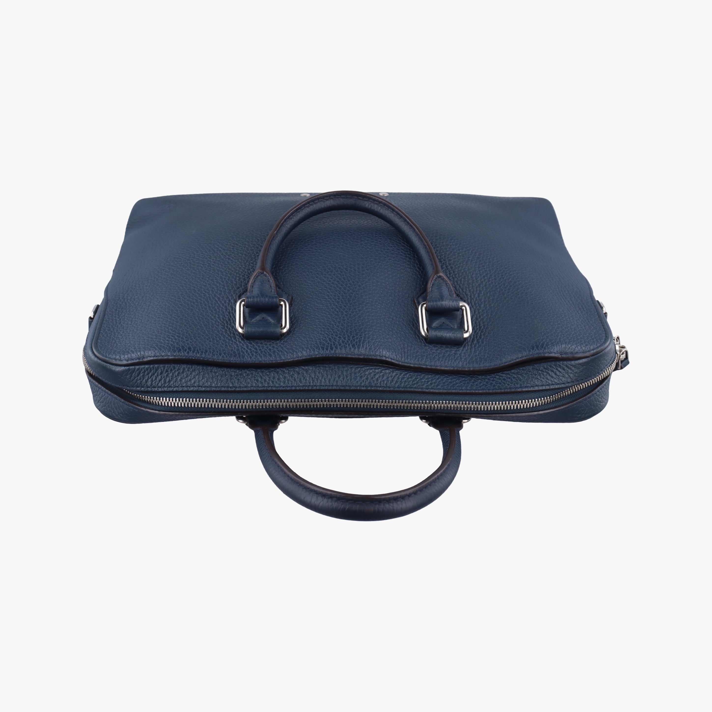 ARMAND Briefcase PM Navy Taurillon leather M53490 UB0138アルマンド ブリーフケース PM ネイビー トリヨンレザー M53490 UB0138
