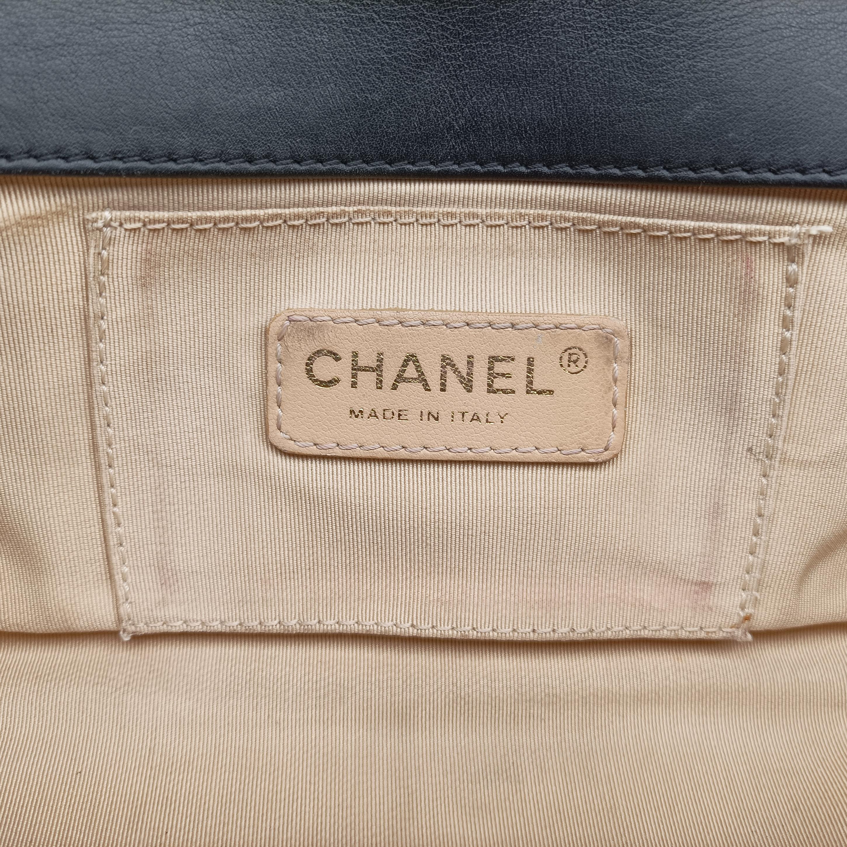 2.55 chain Black×white Leather A67500 177249052.55チェーン ブラック×ホワイト レザー A67500 17724905