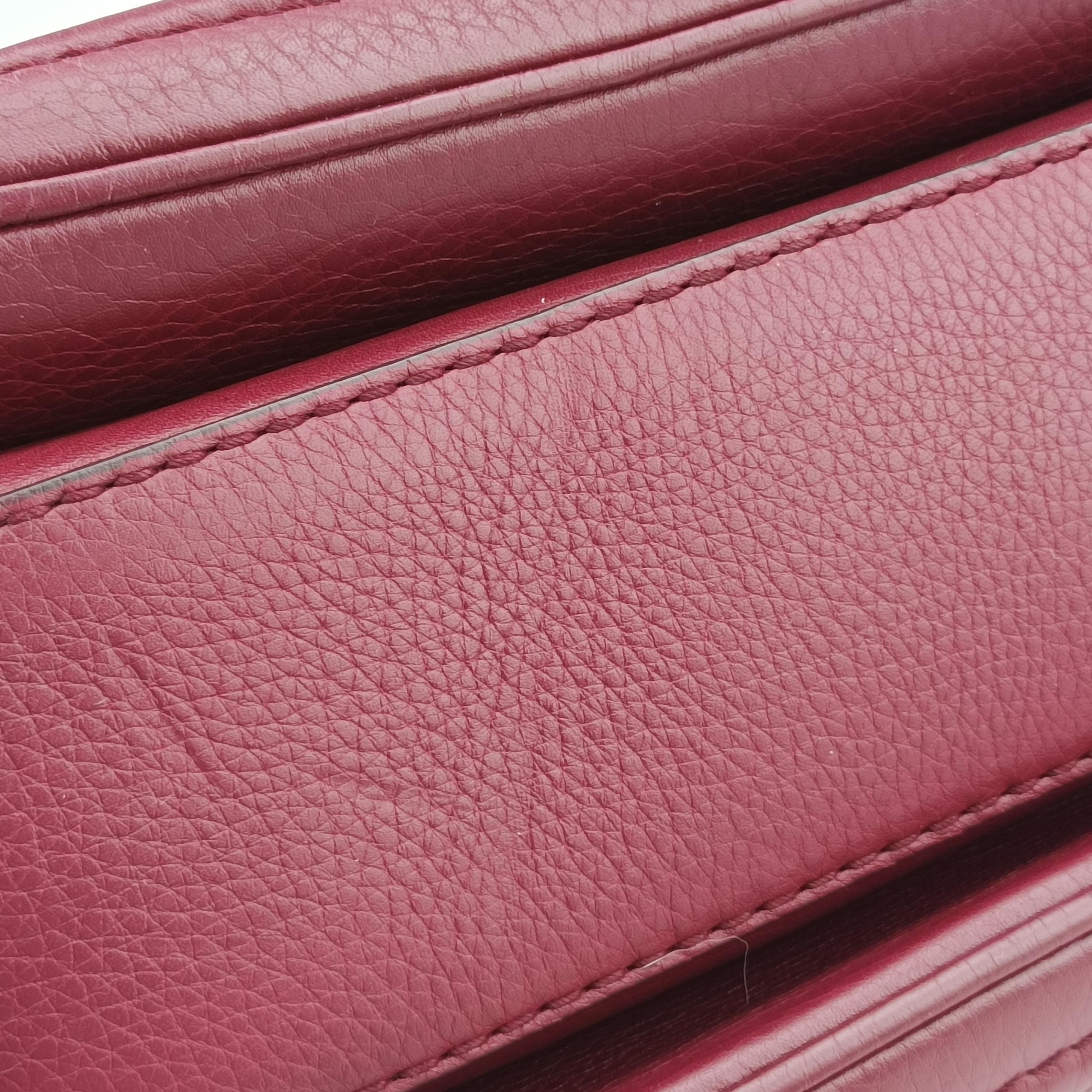 New Bamboo Burgundy Leather 254884 H9923019ニューバンブー ワインレッド レザー 254884 H9923019