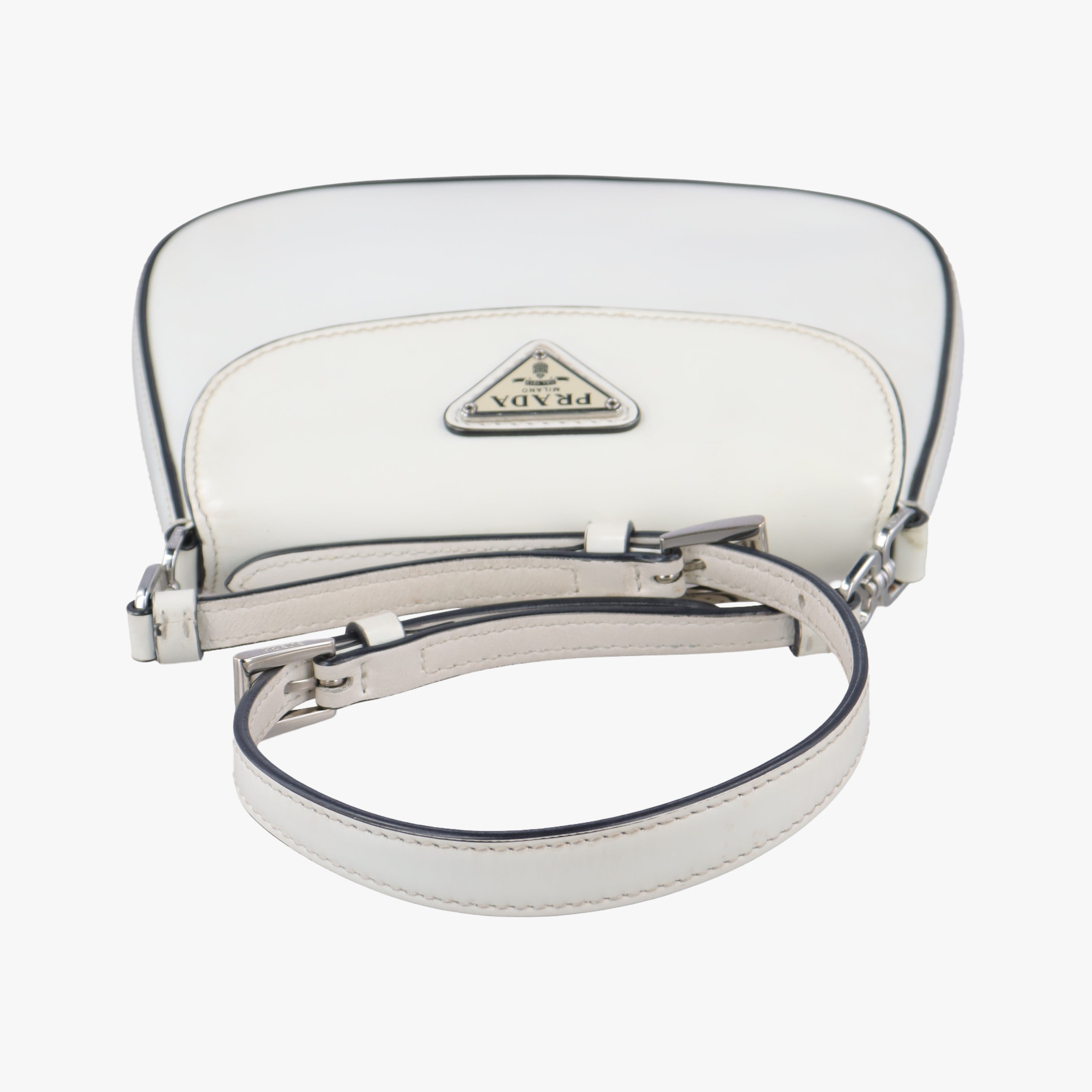 Cleo Flap White Leather 1BH188 7/Dクレオフラップ ホワイト レザー 1BH188 7/D